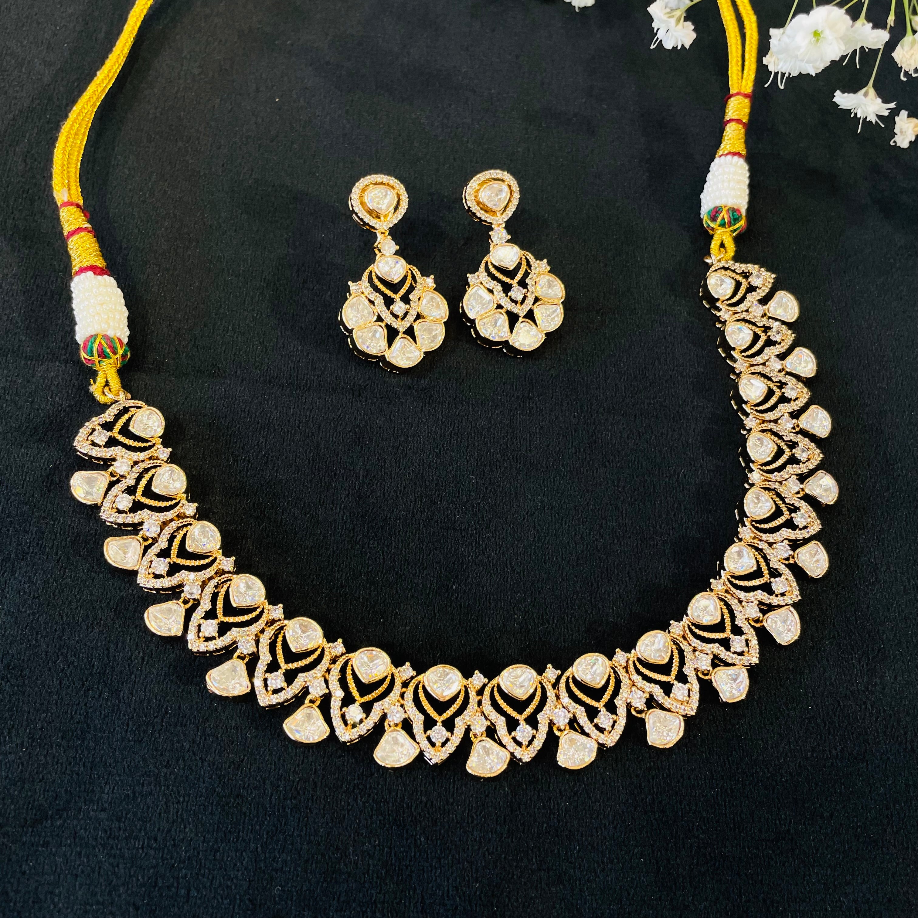 Nayaab Riya Polki Neckpiece