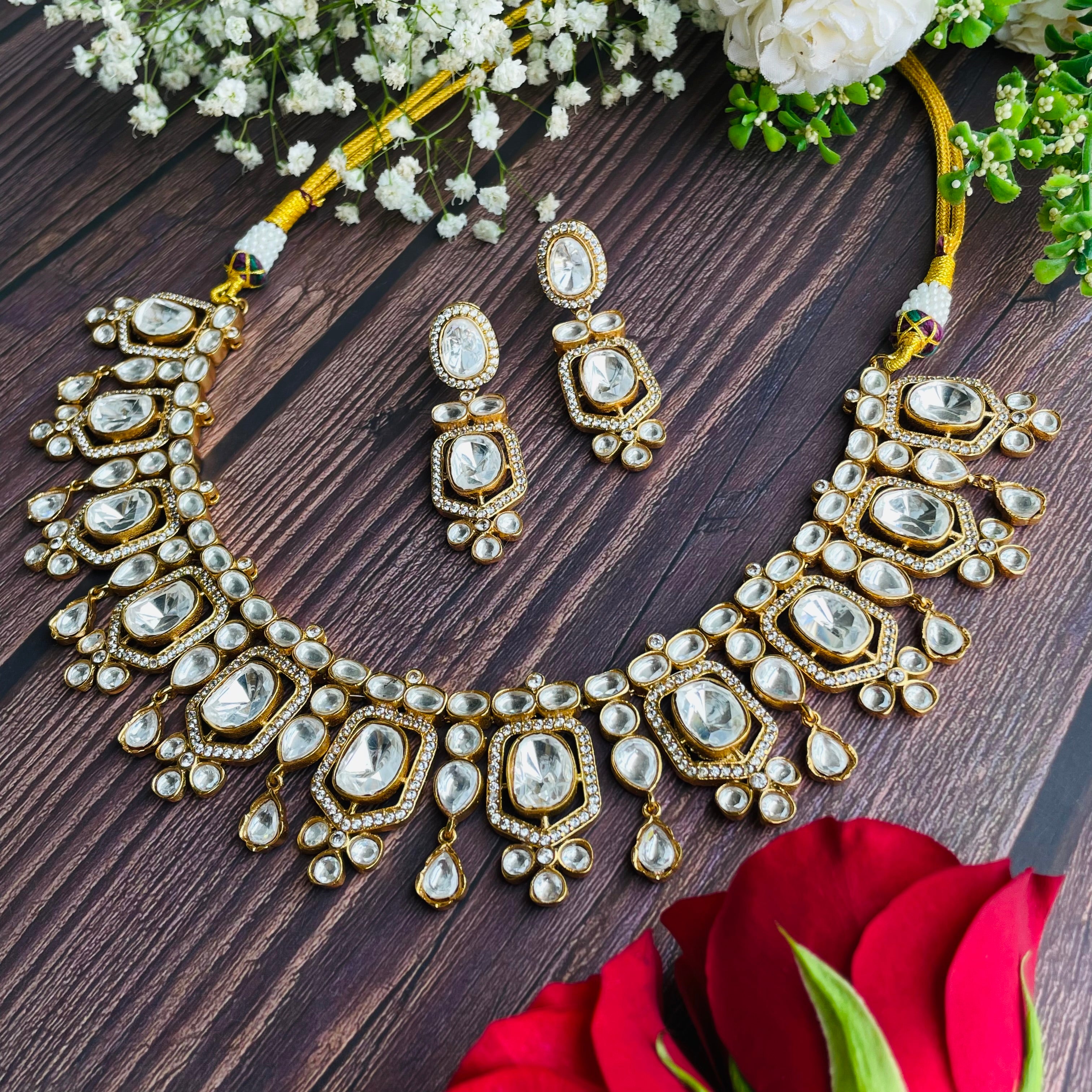 Nayaab Rani Polki Neckpiece