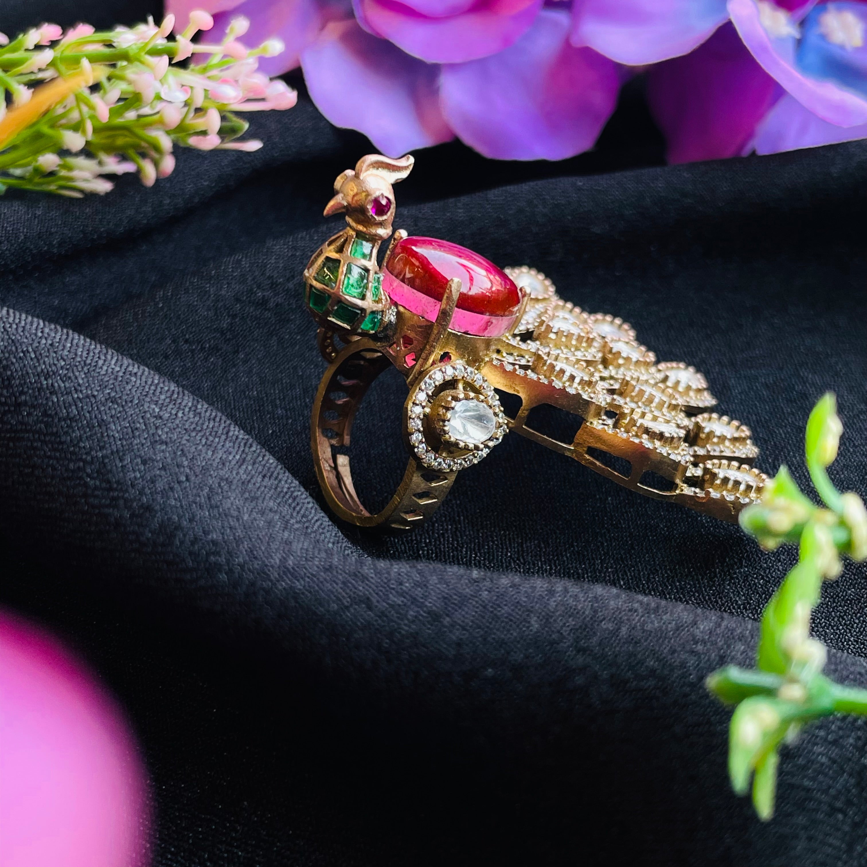 Nayaab Mayur ring adjustable