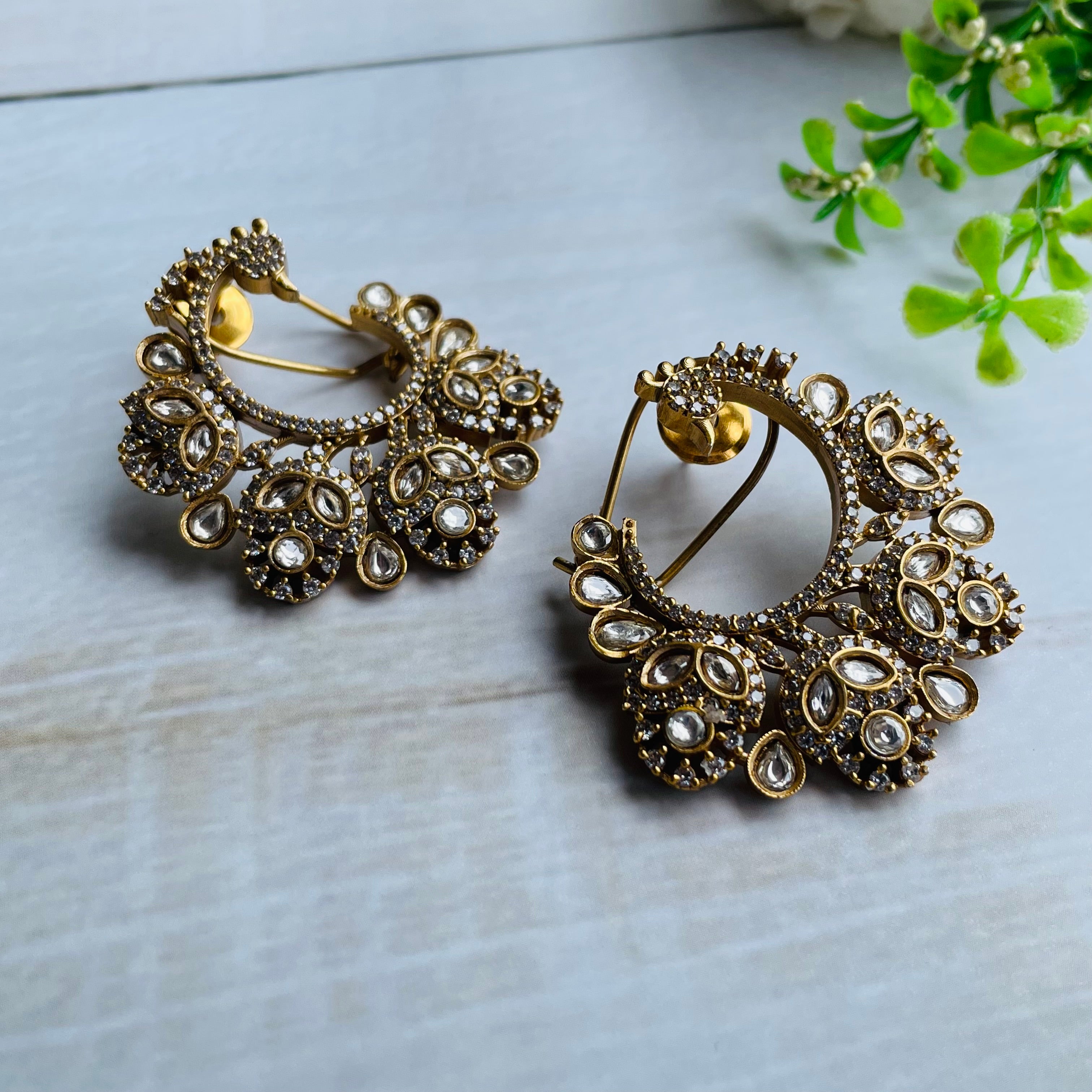 Nayaab Sahiba Polki studs