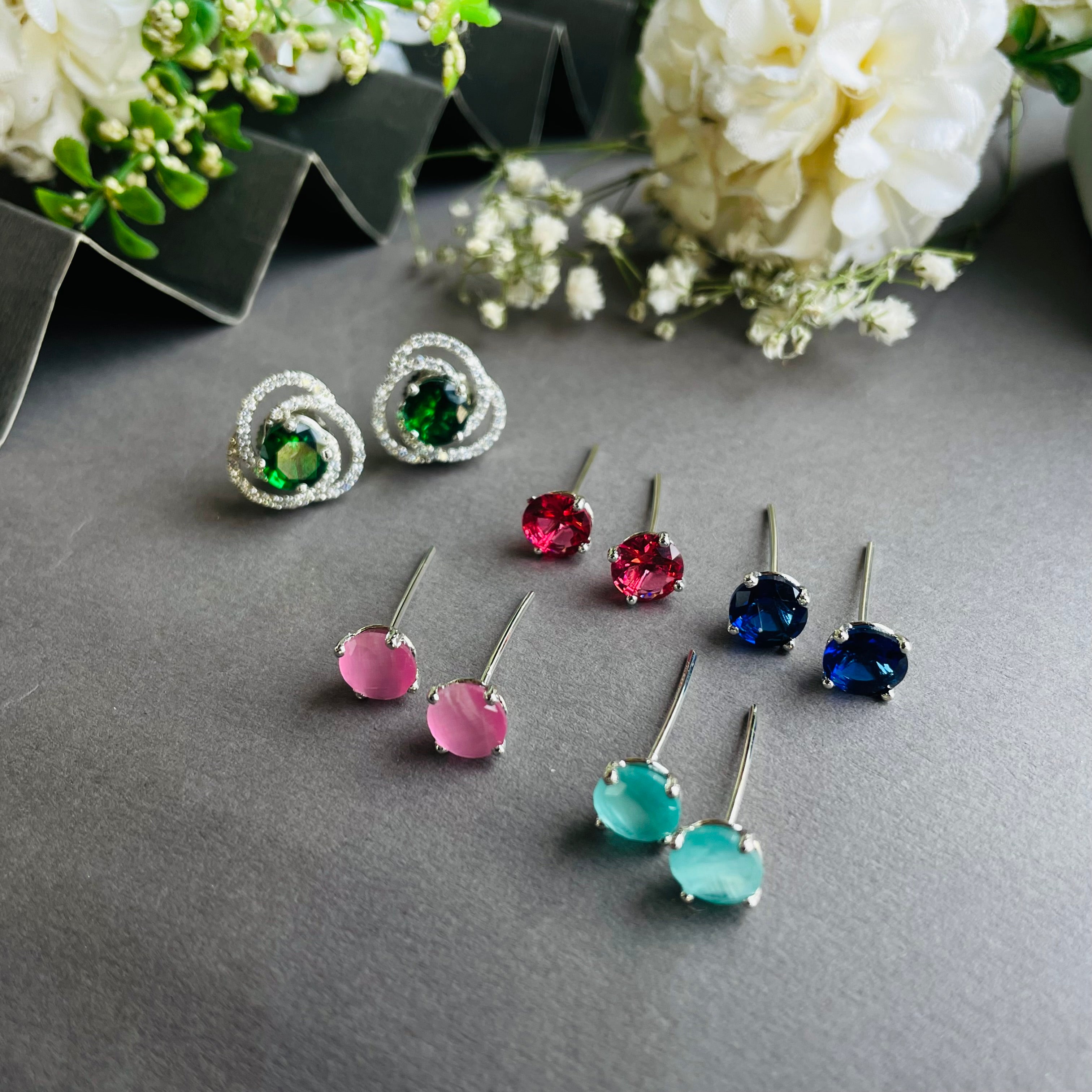 Ad Josie studs colour changeable