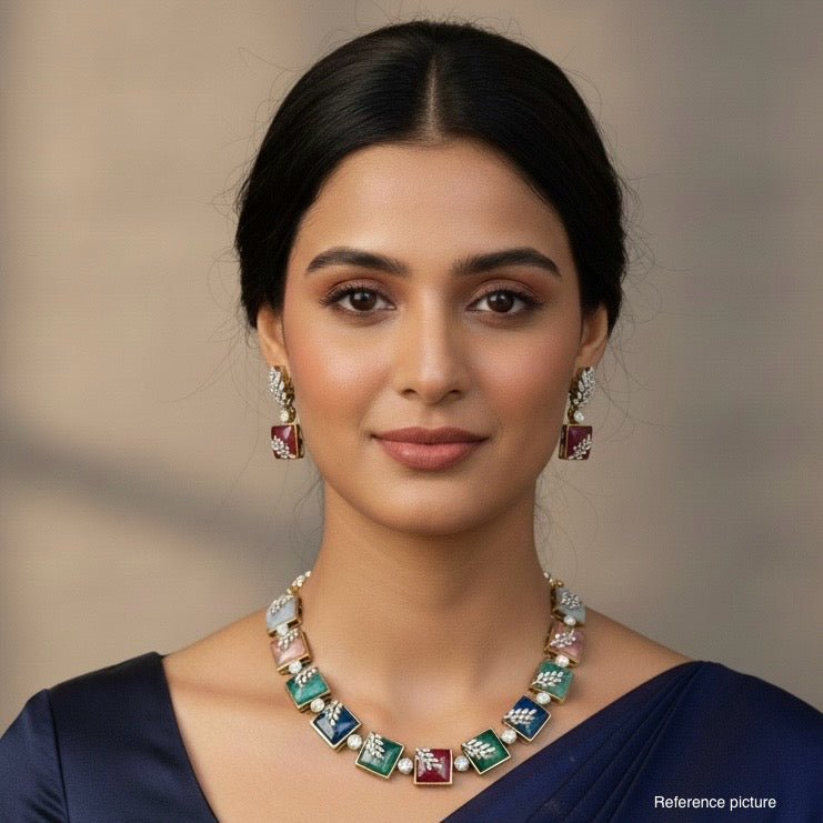 Nayaab deepa polki neckpiece