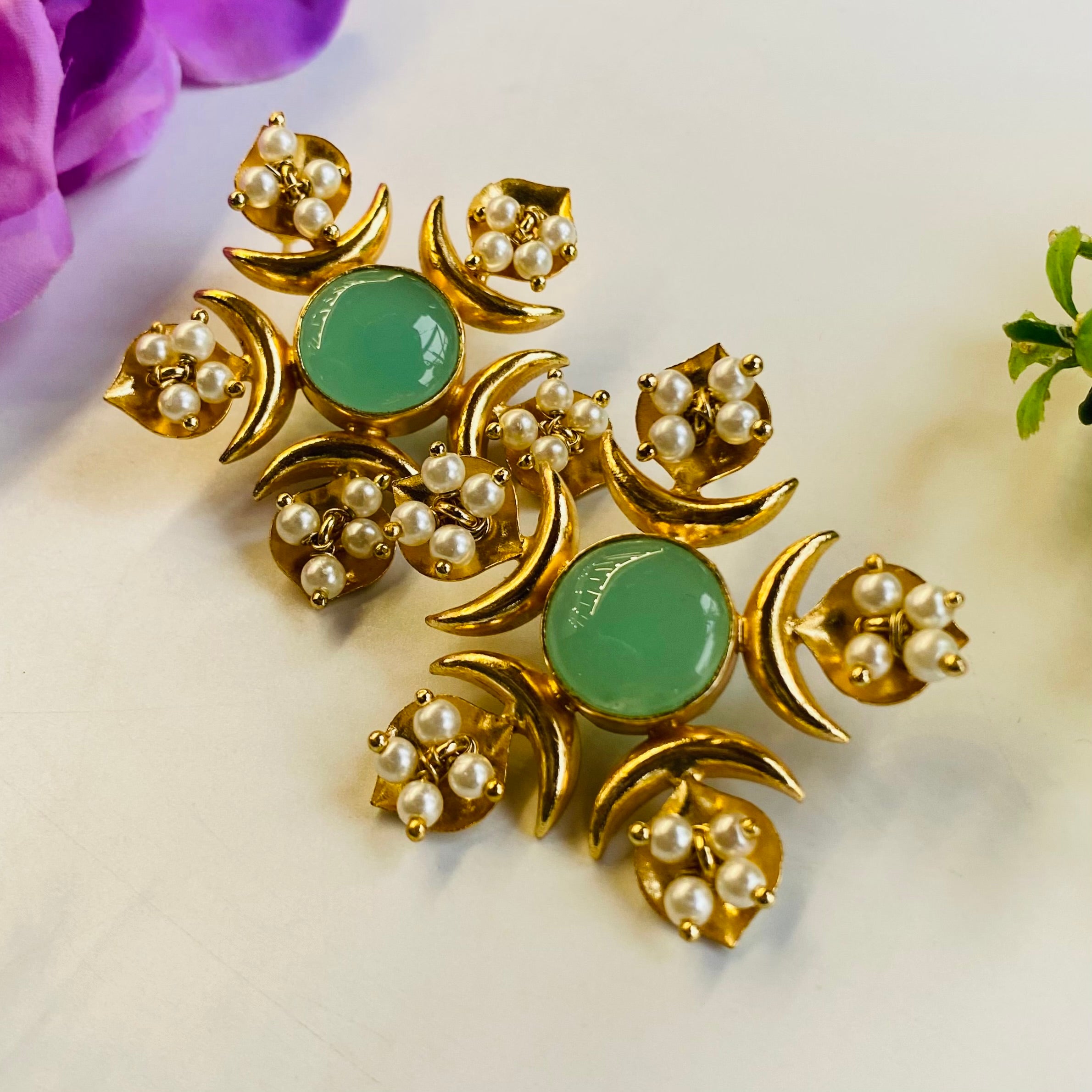 Nayaab Semi Earrings