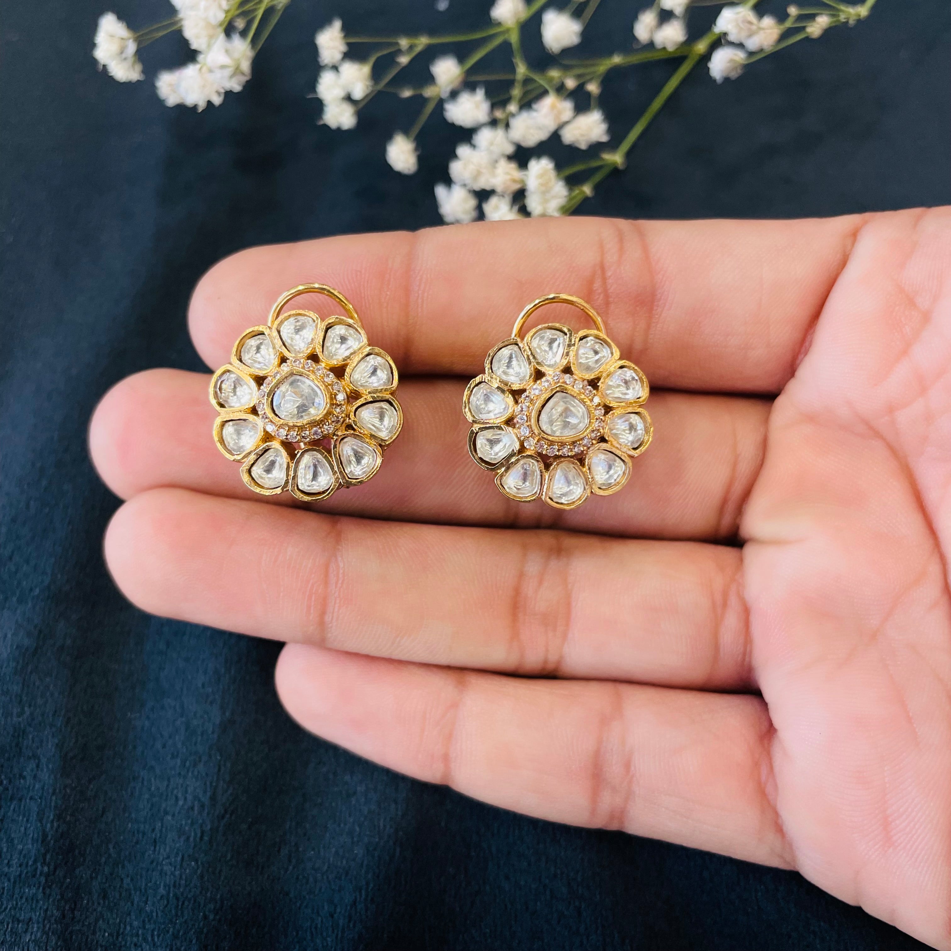 Nayaab Saachi Polki studs