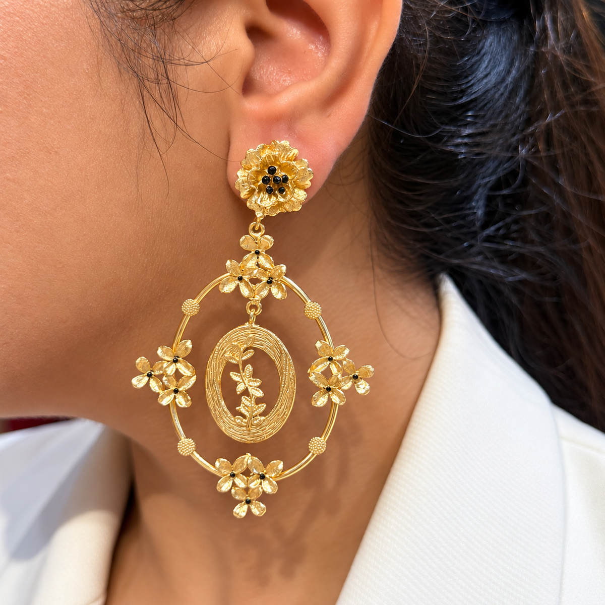 Flora Halo Earrings