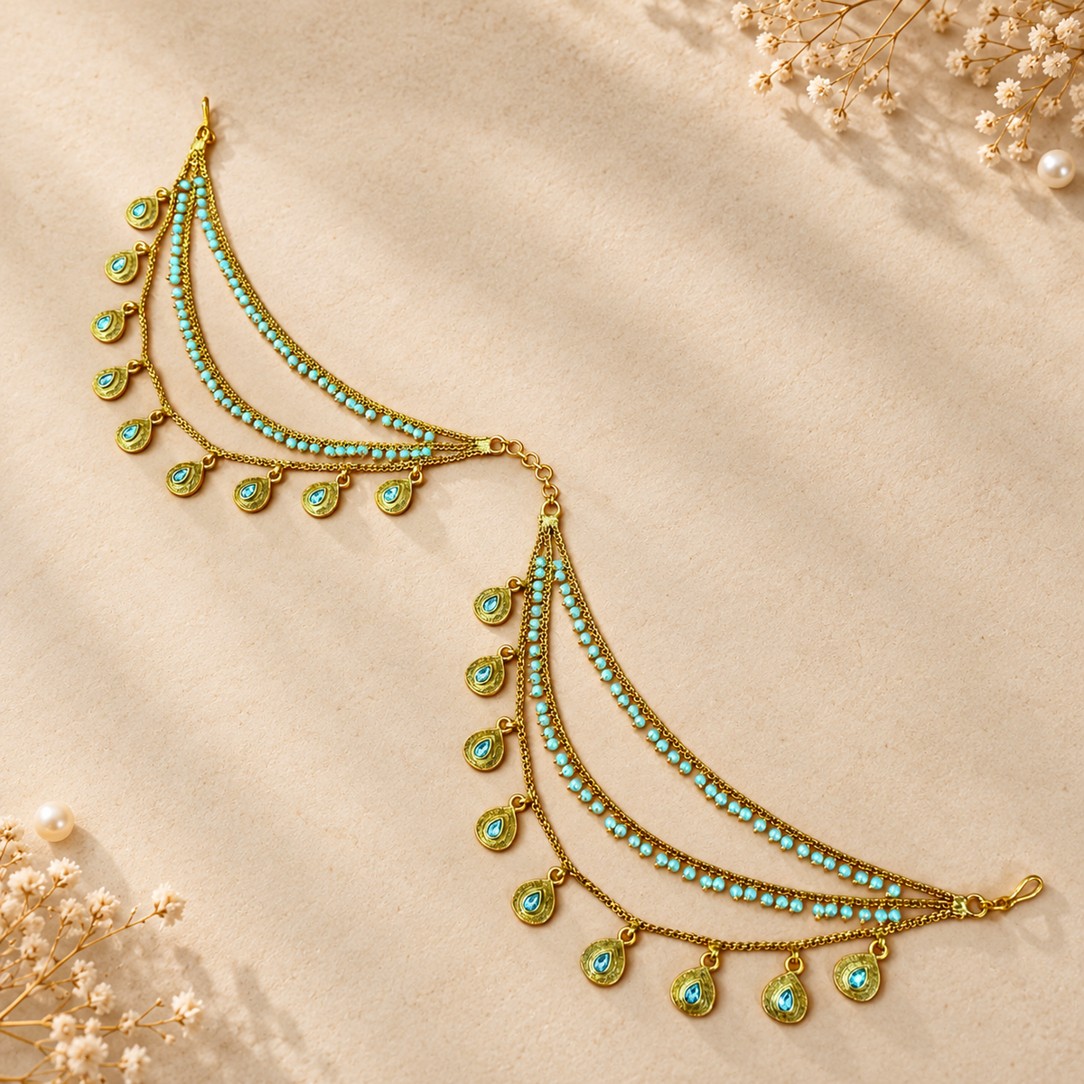 Meher Turquoise Kaanchain