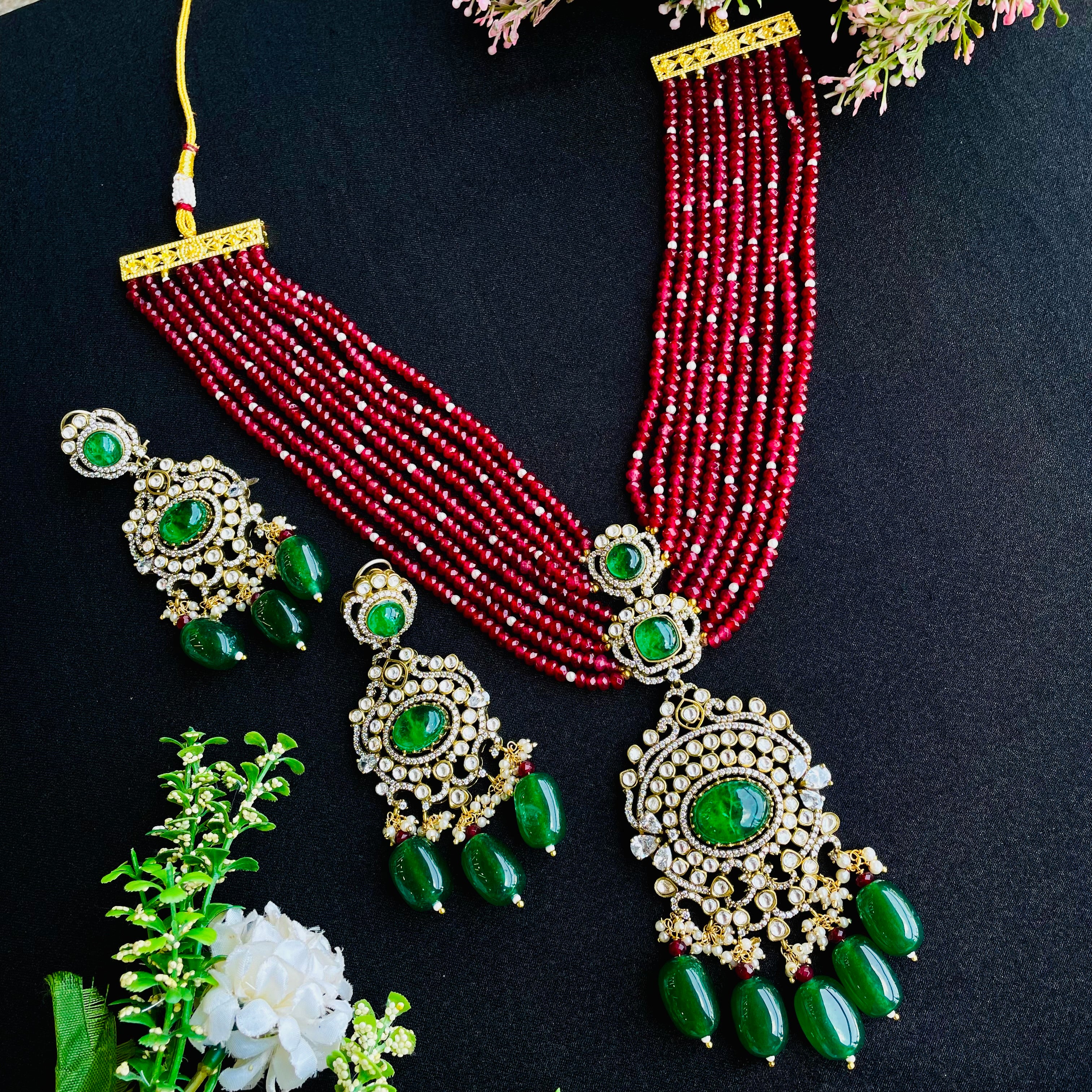 nayaab adya Polki neckpiece