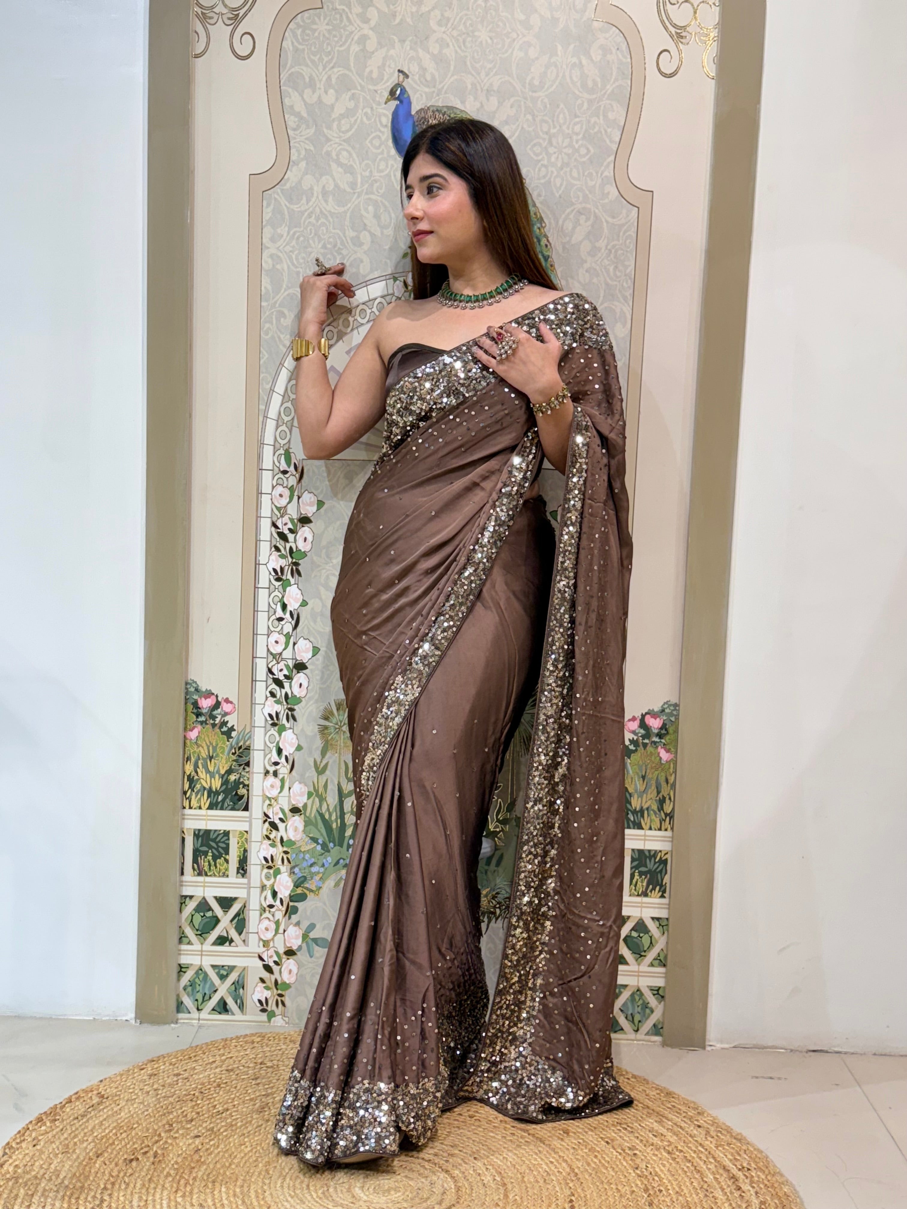 Brown Sugar Saree