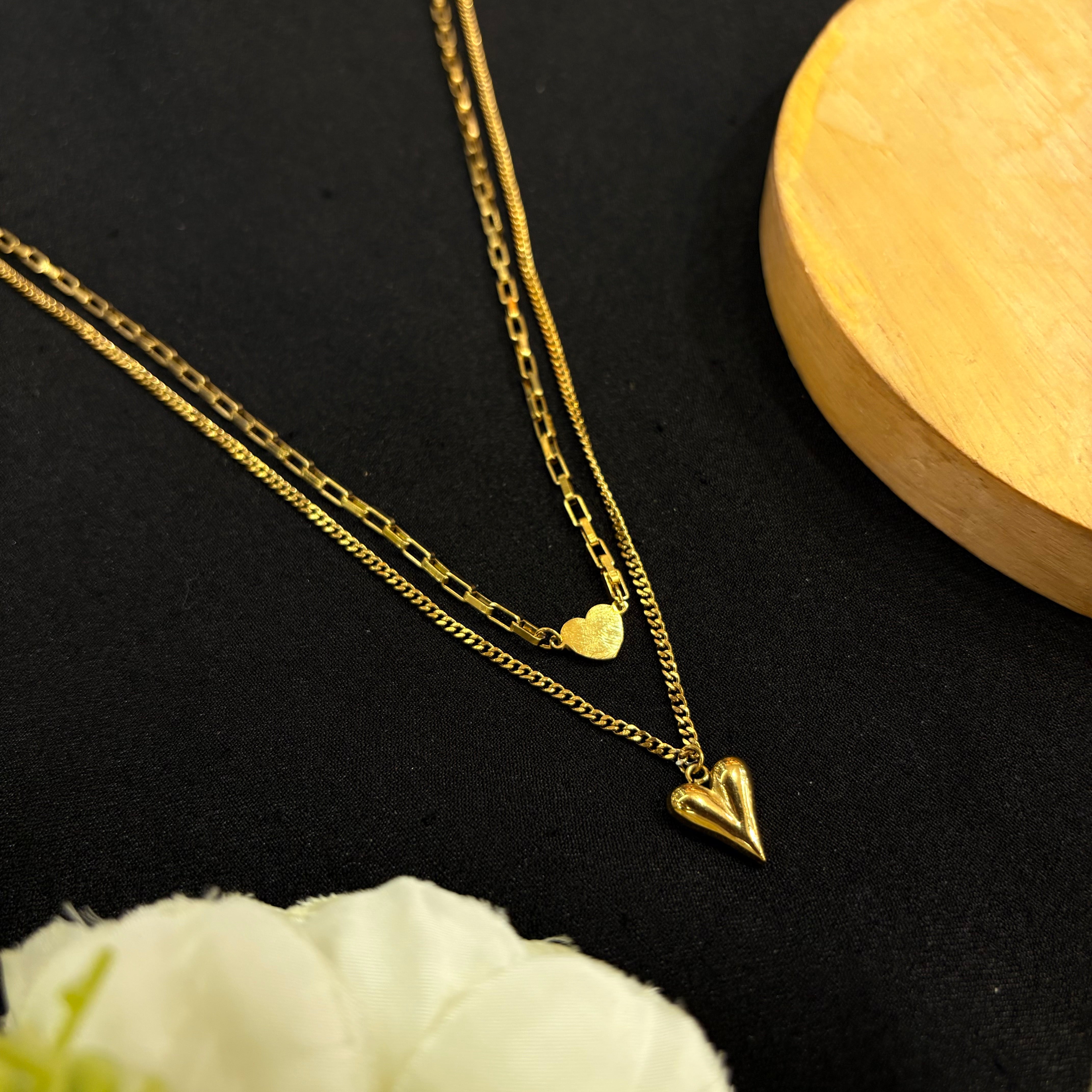 Amora Heart Layered Neck Chain