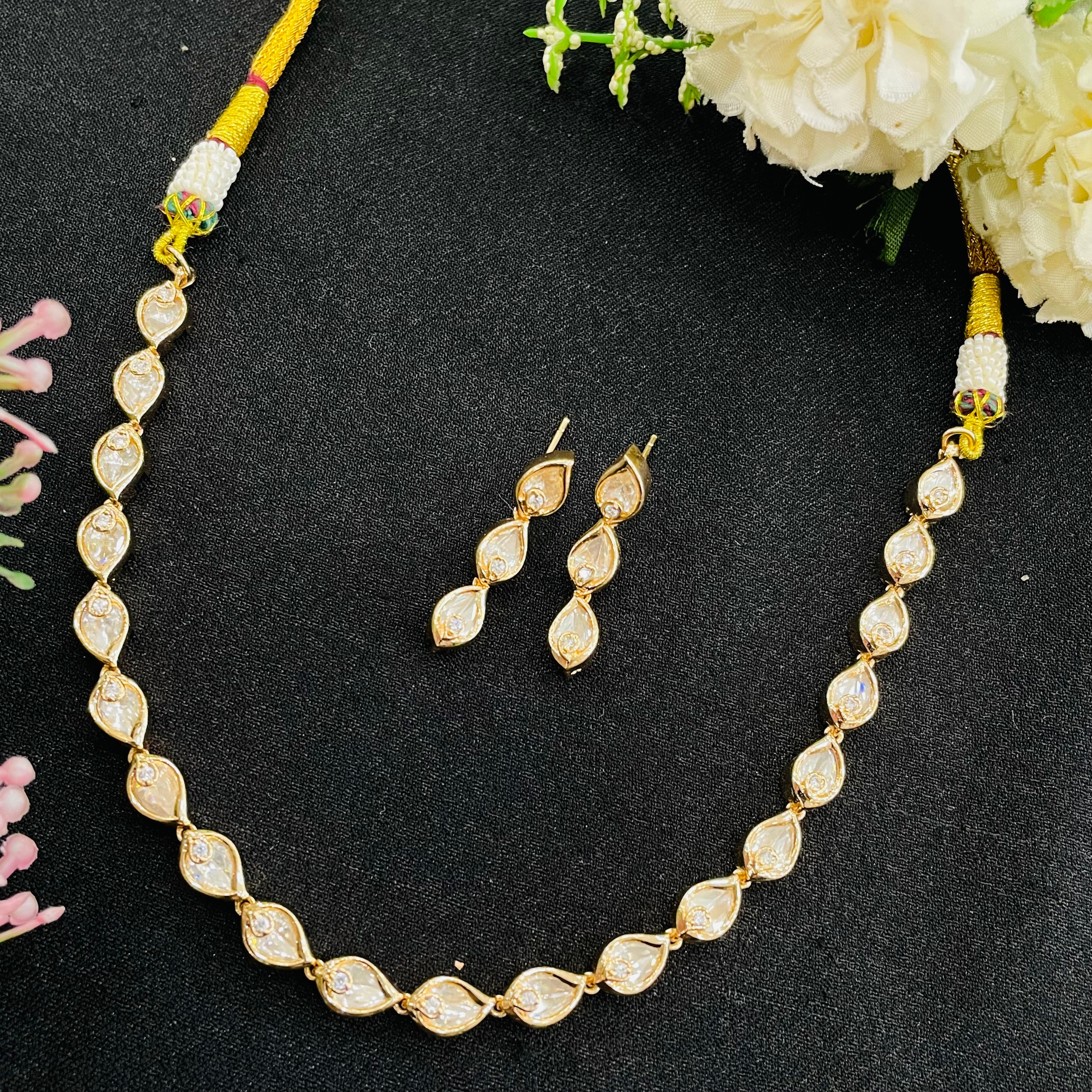 Nayaab arushi Polki neckpiece