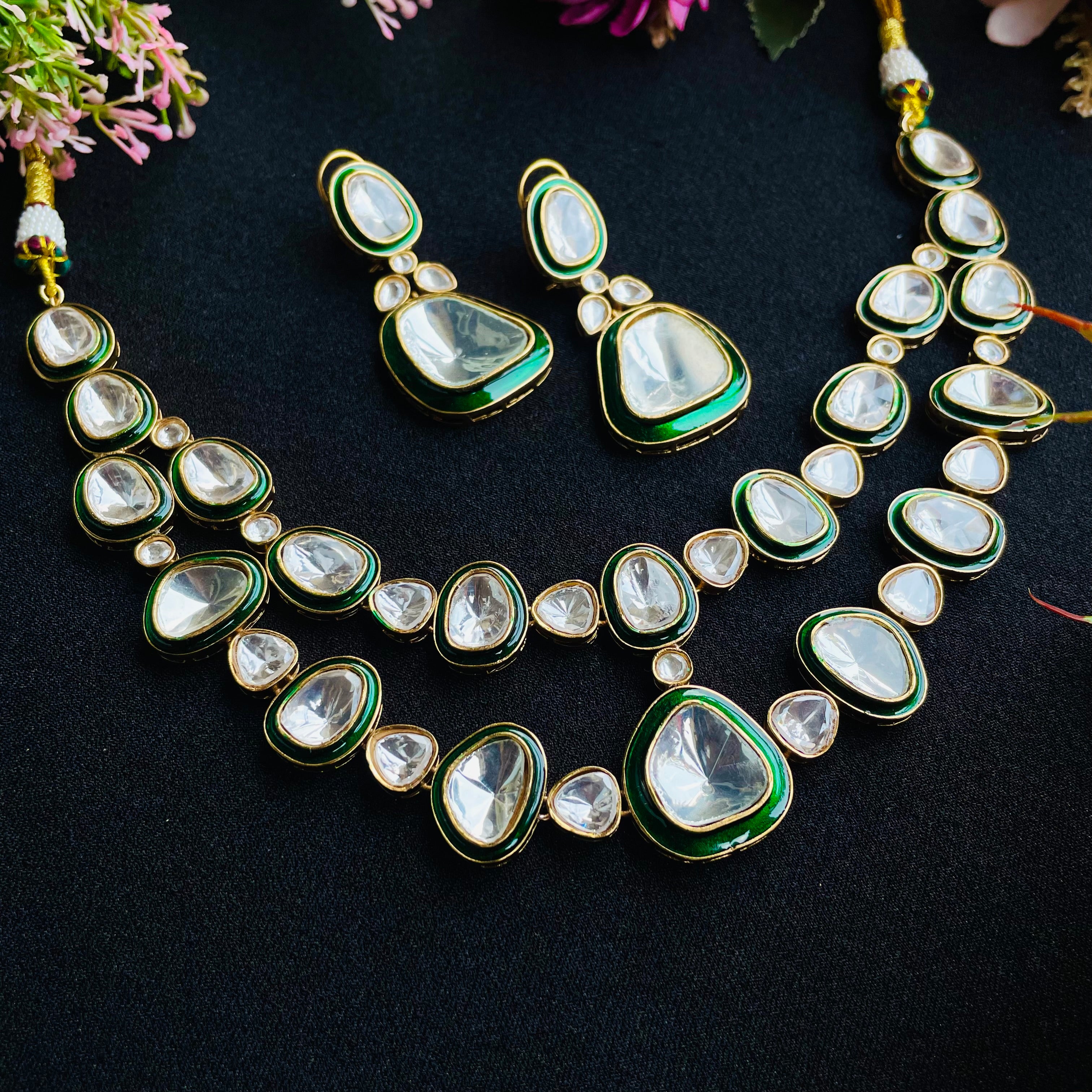 Nayaab Bhavya Polki  Neckpiece
