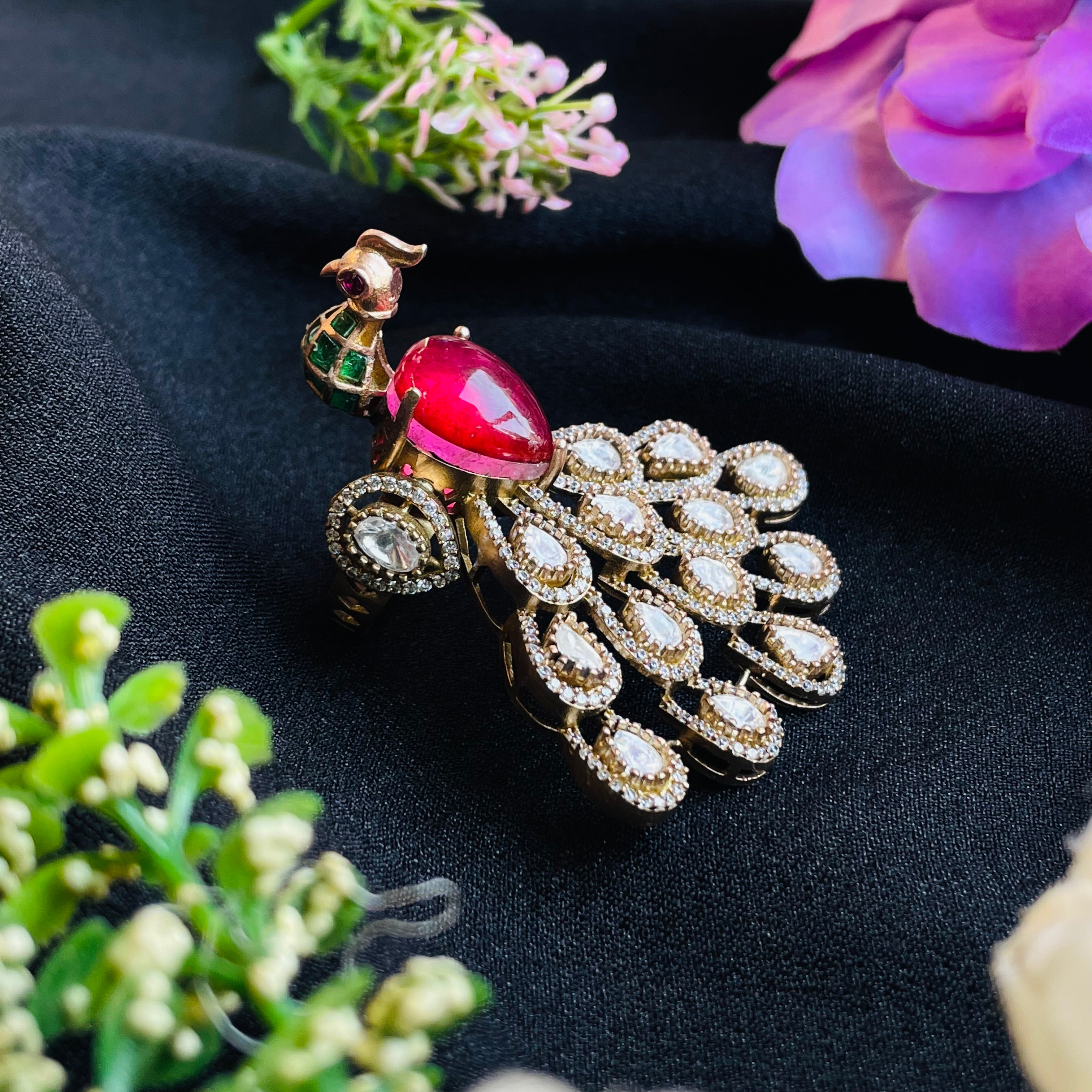 Nayaab Mayur ring adjustable