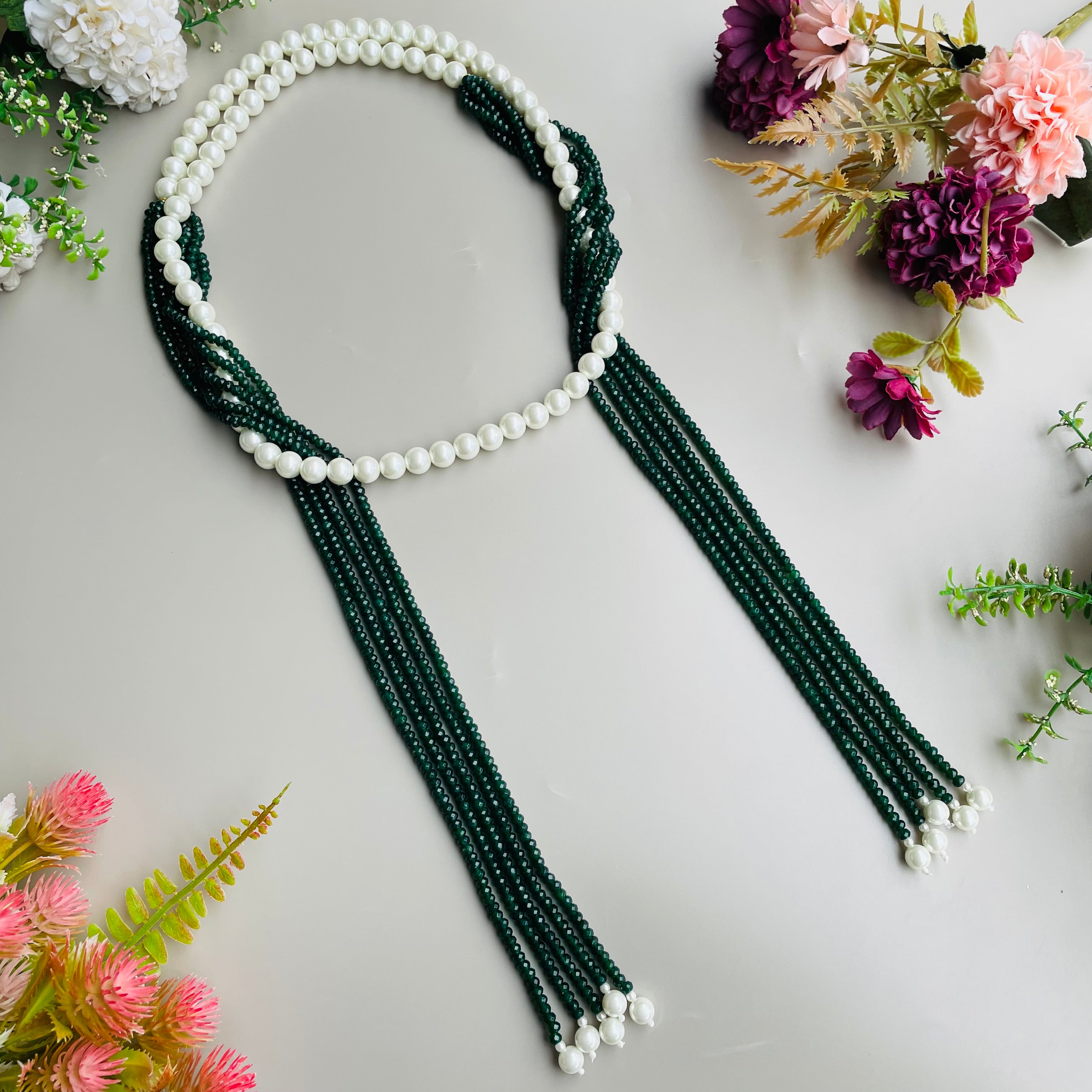 Nayaab jigyasa  Pearl long mala