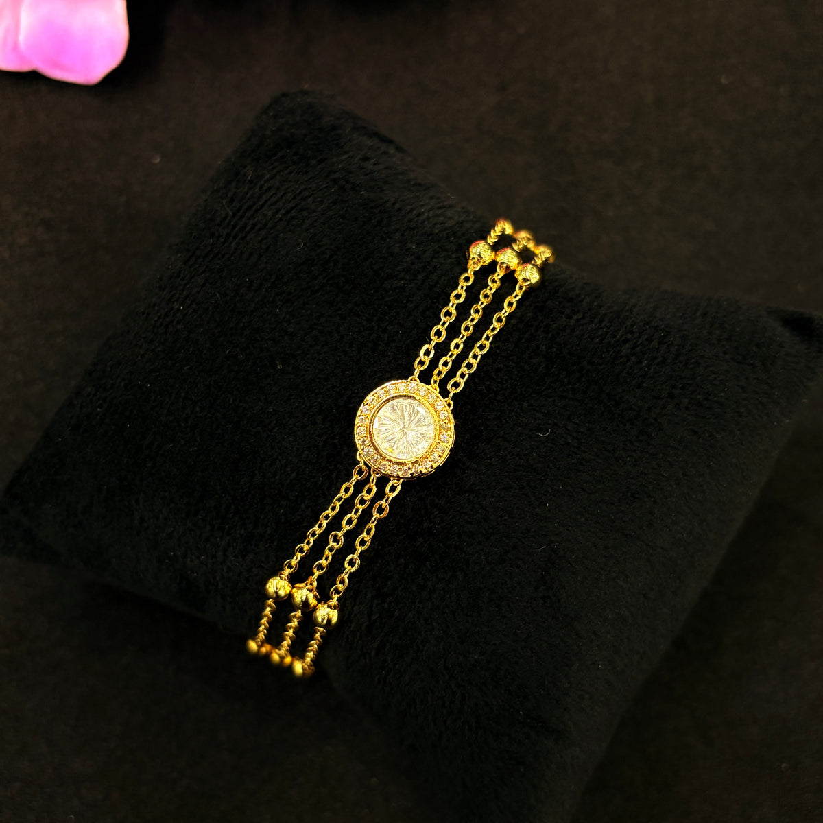 Aarini Noor Triple-Chain Bracelet