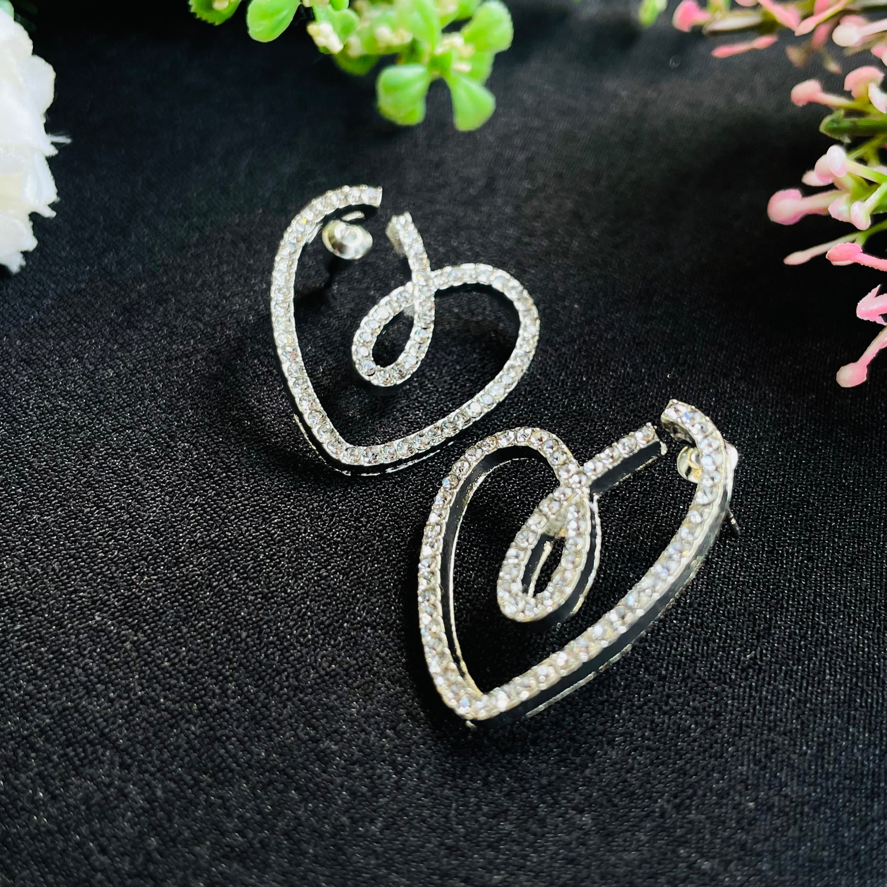 Ad Heart Earrings