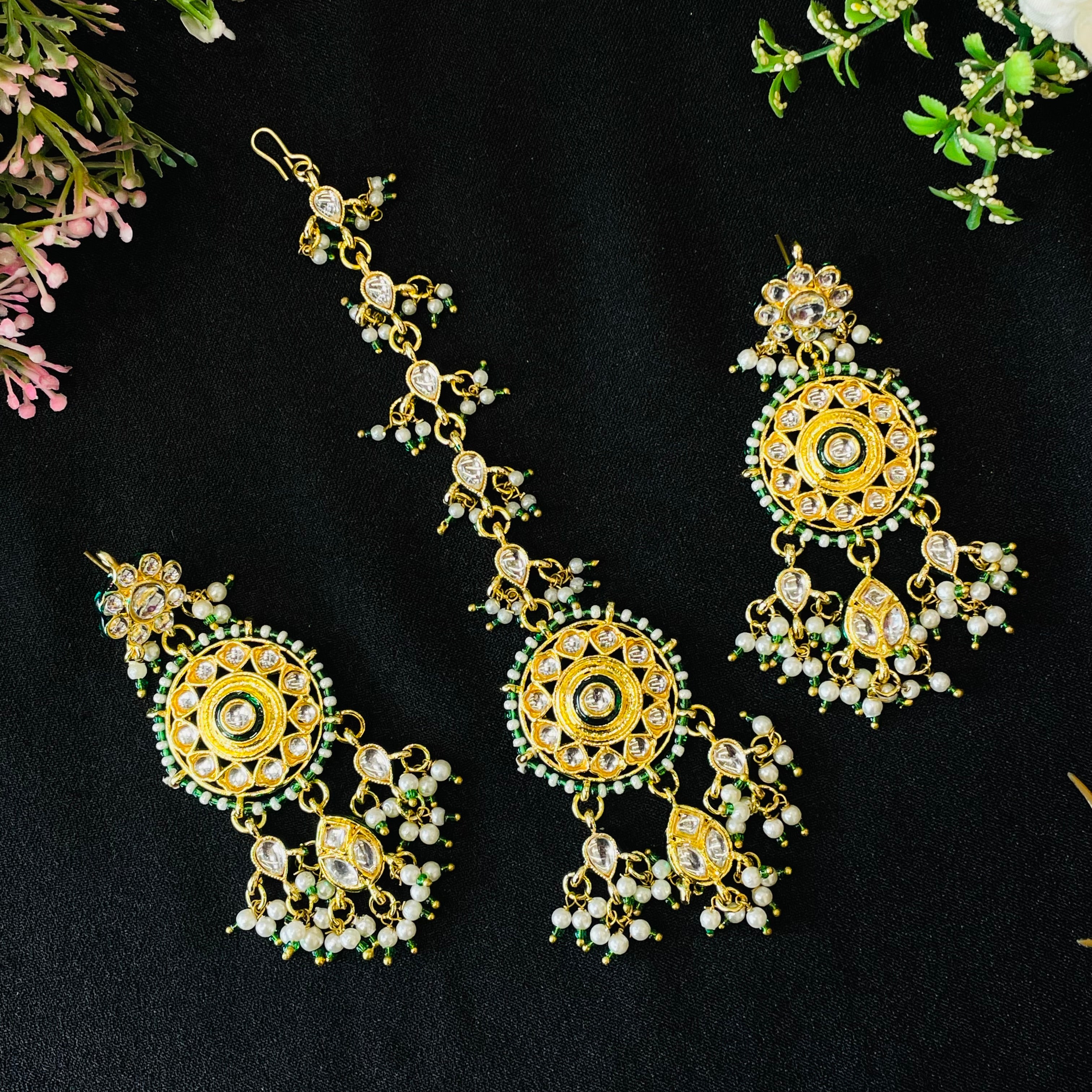 Nayaab Amayra Earring with Tikka