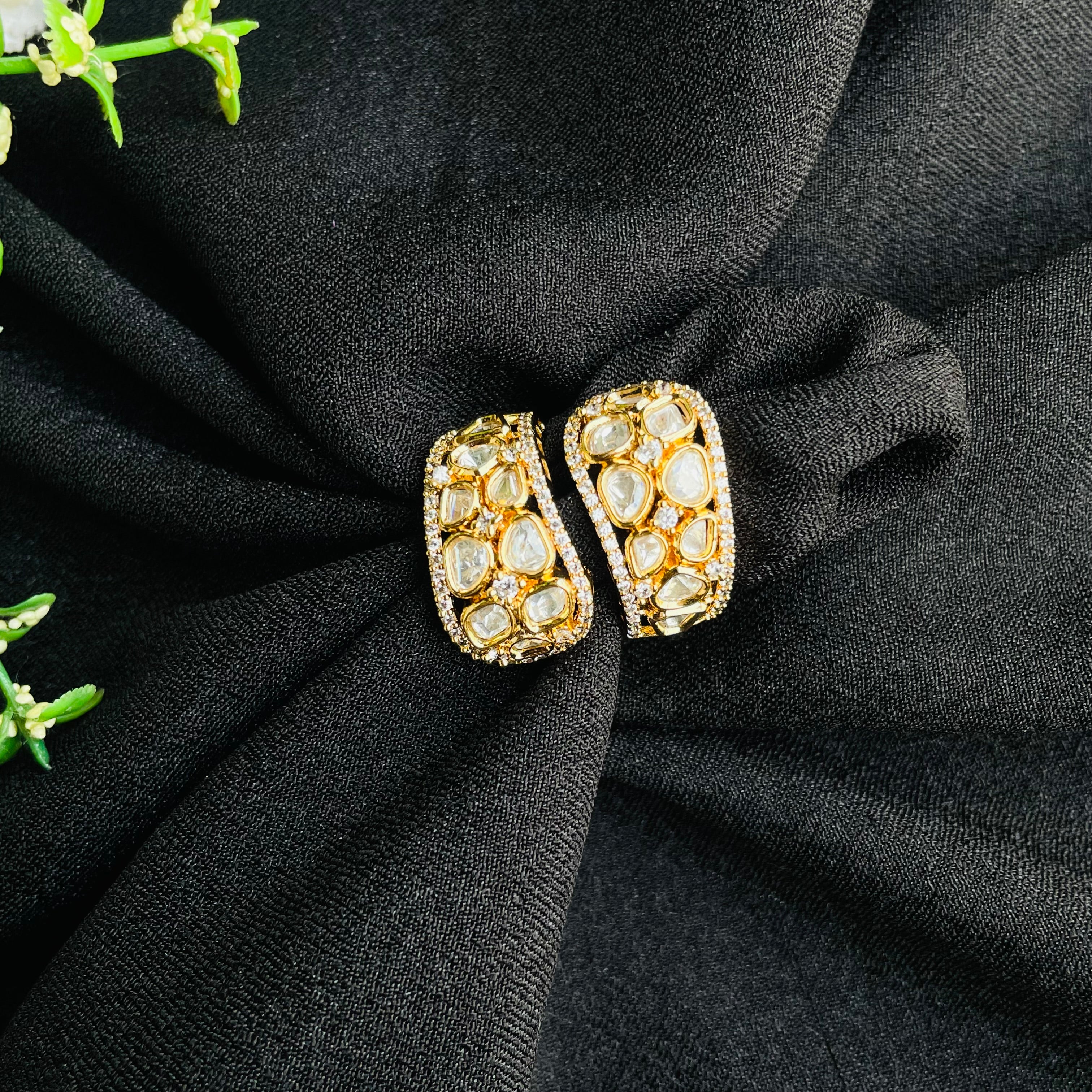 Nayaab varnika polki ring