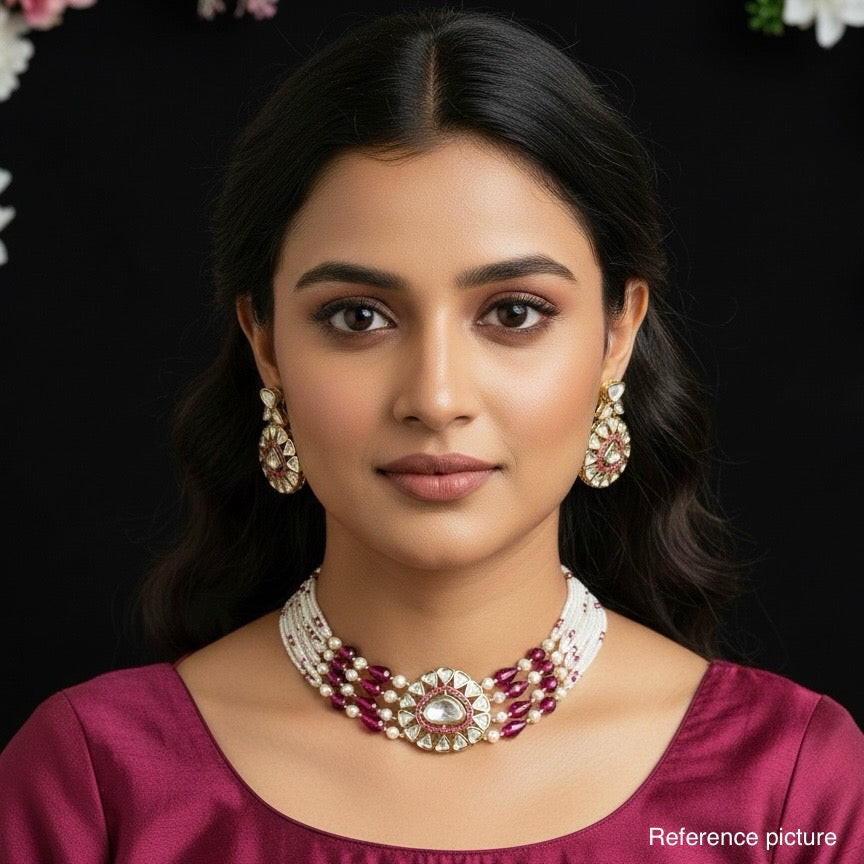 Nayaab Chhavvi Polki neckpiece