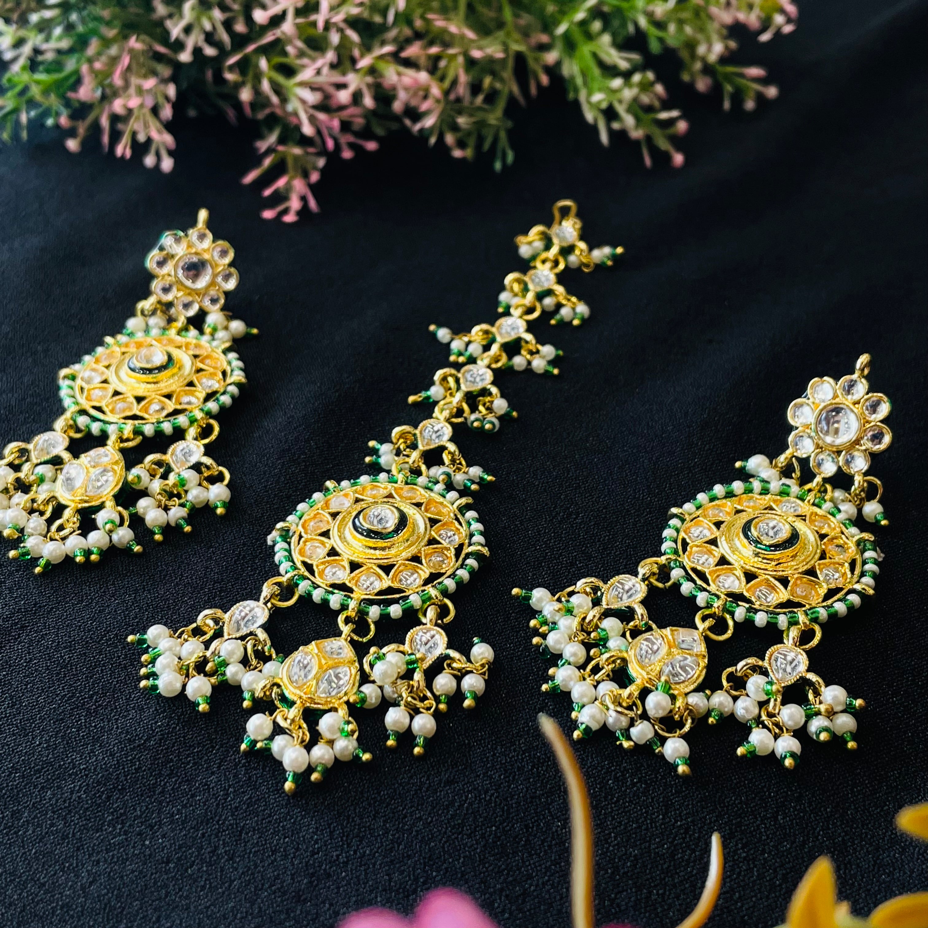 Nayaab Amayra Earring with Tikka