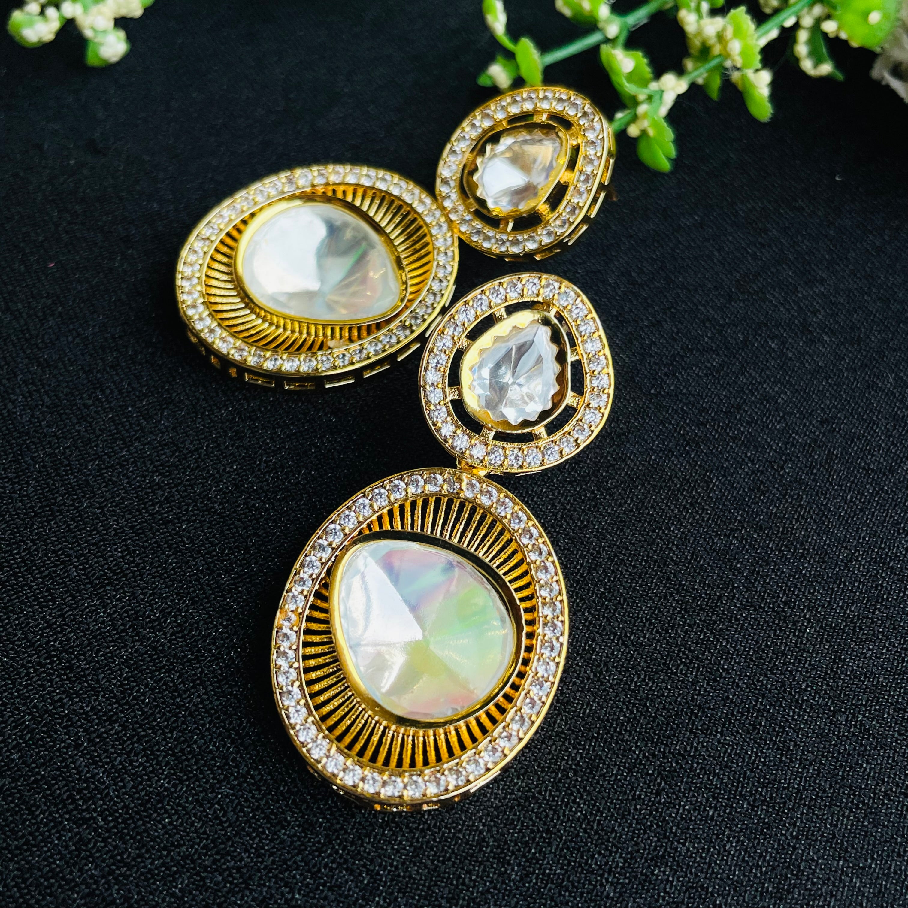 Nayaab Subi Polki Earrings