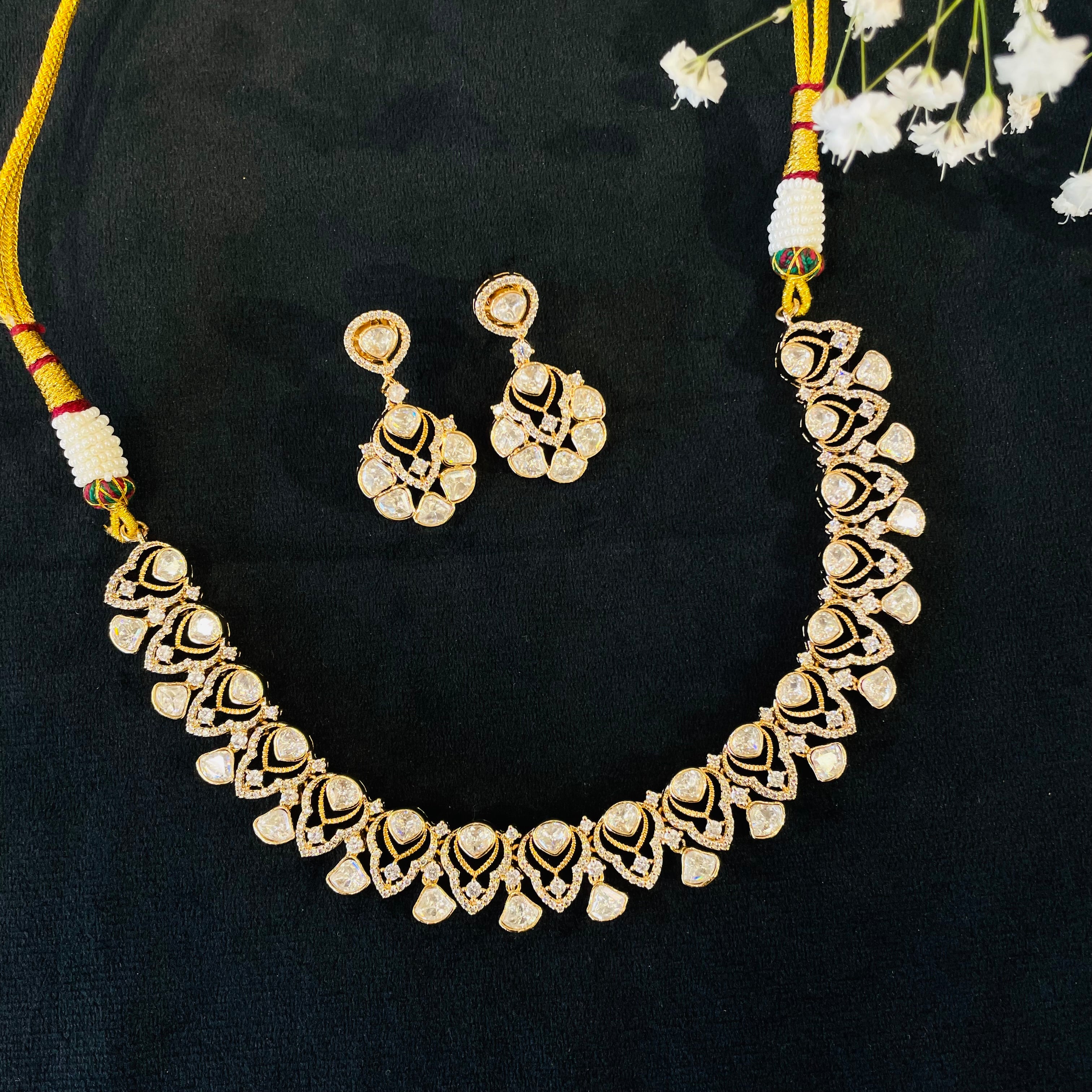 Nayaab Riya Polki Neckpiece