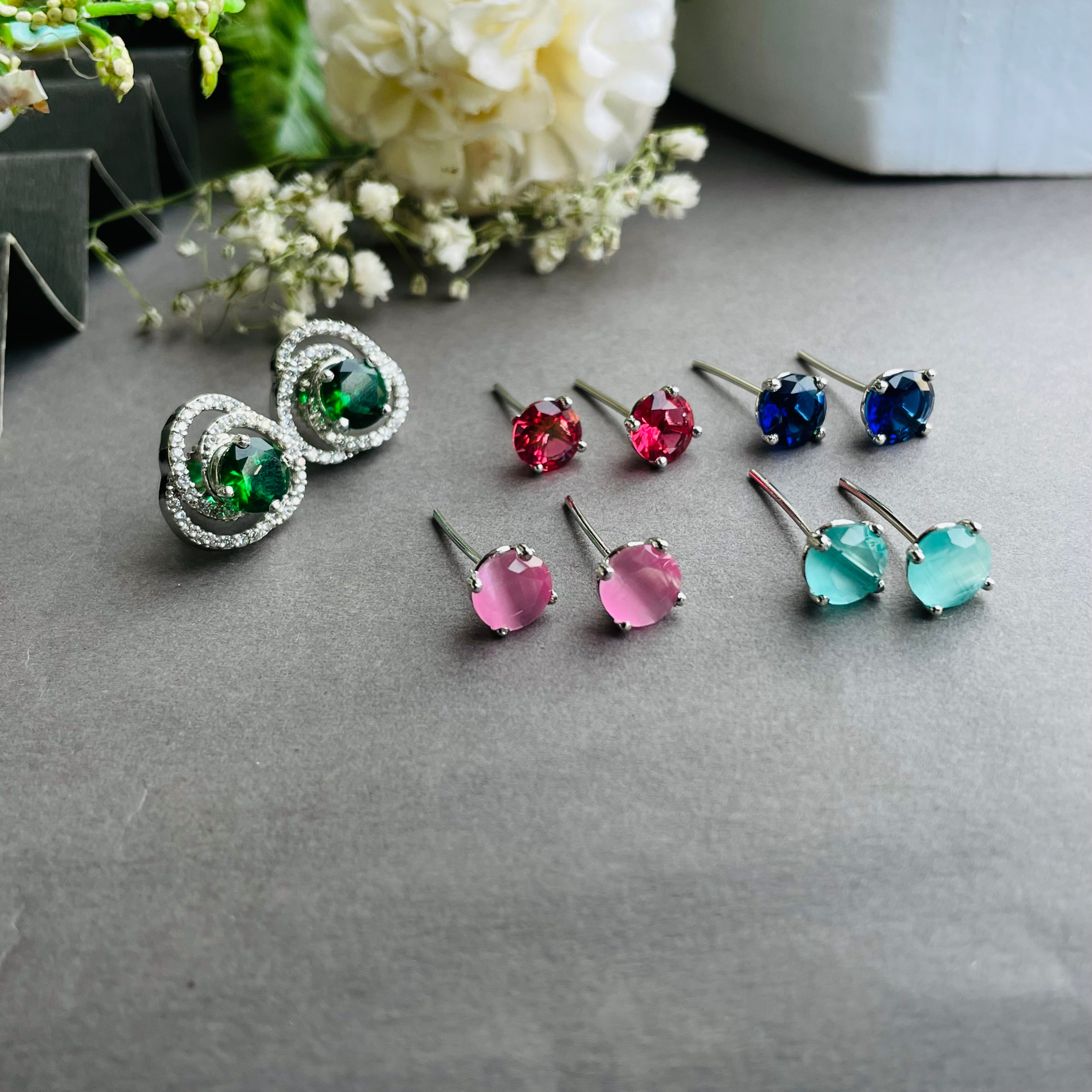 Ad Josie studs colour changeable