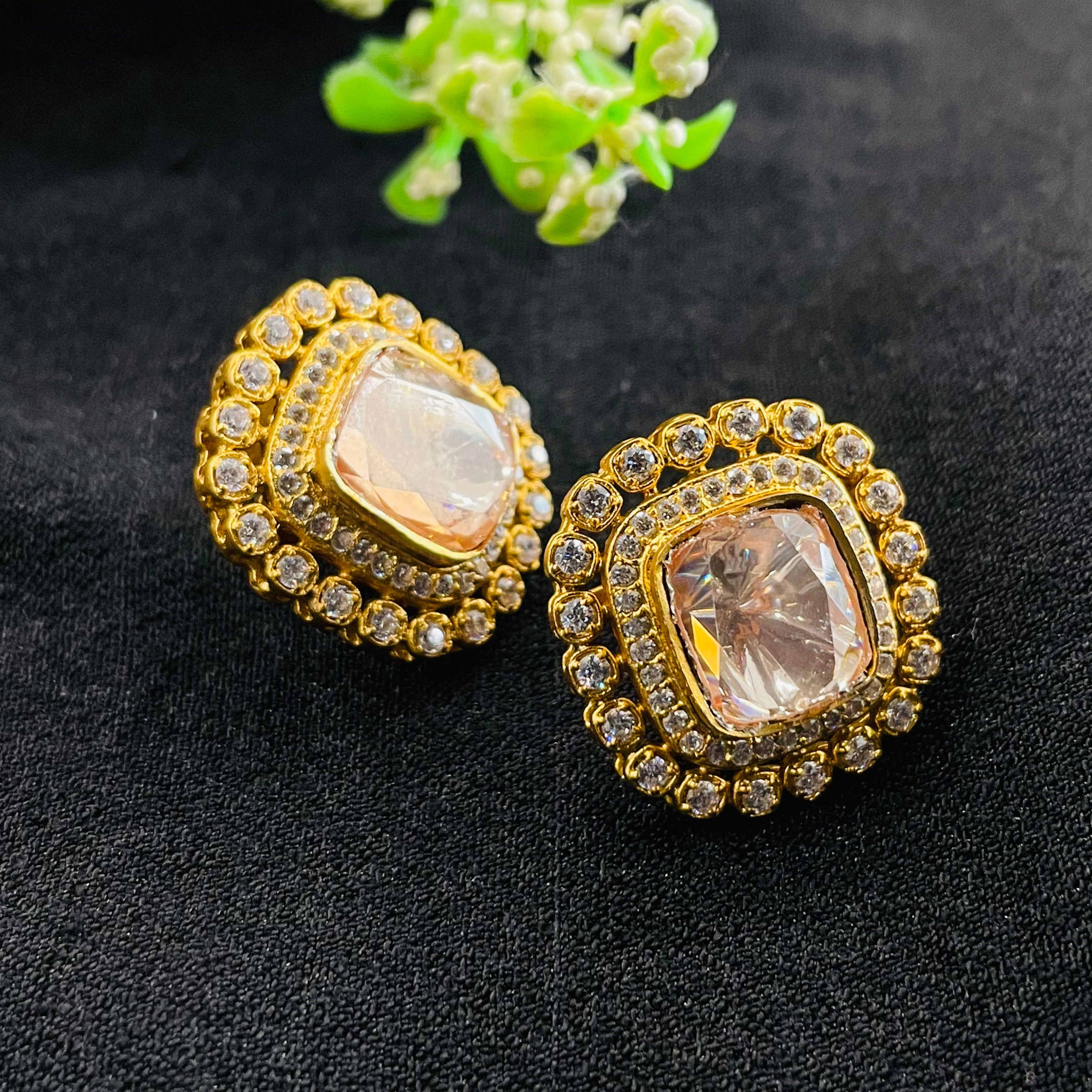 Nayaab Kashvi polki studs