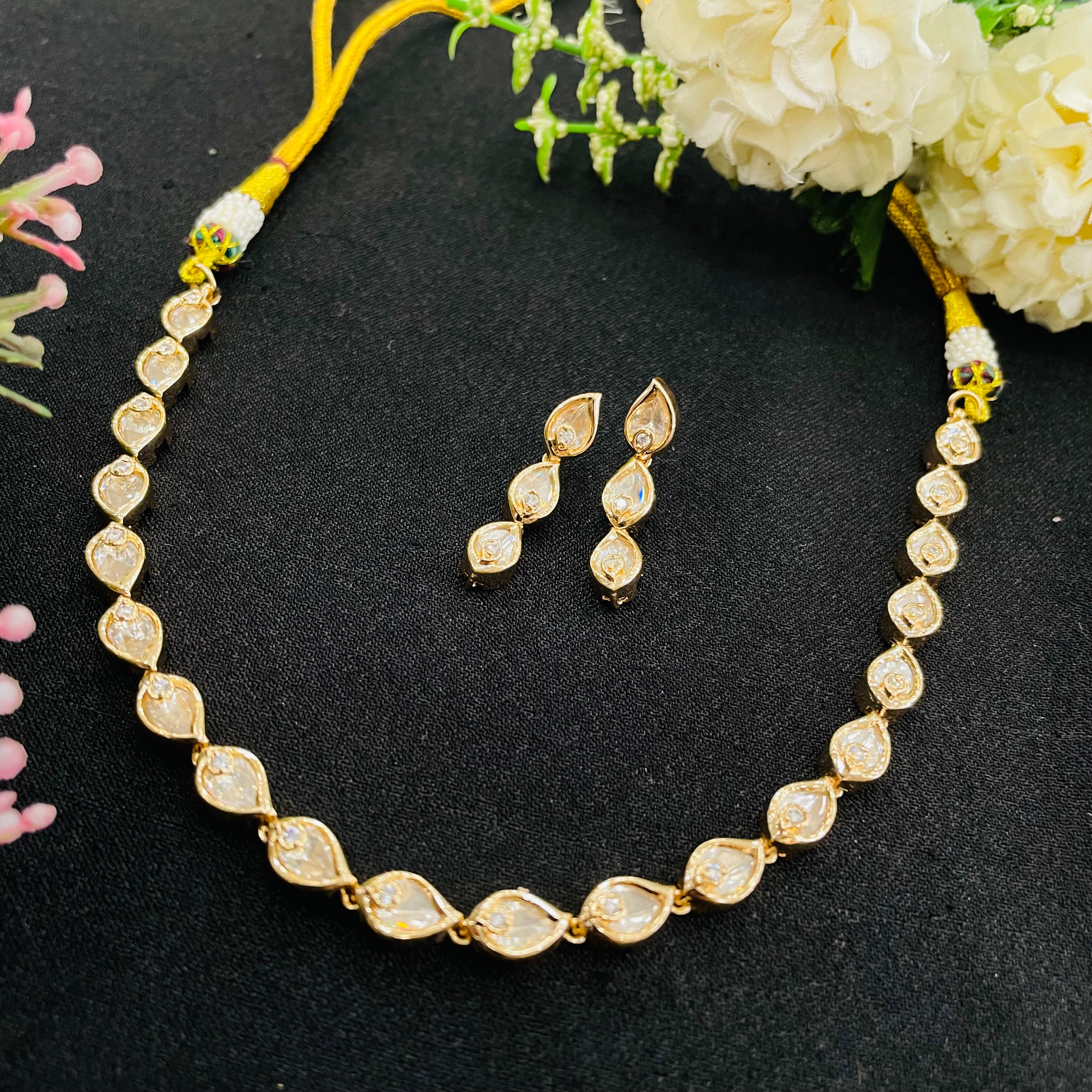 Nayaab arushi Polki neckpiece