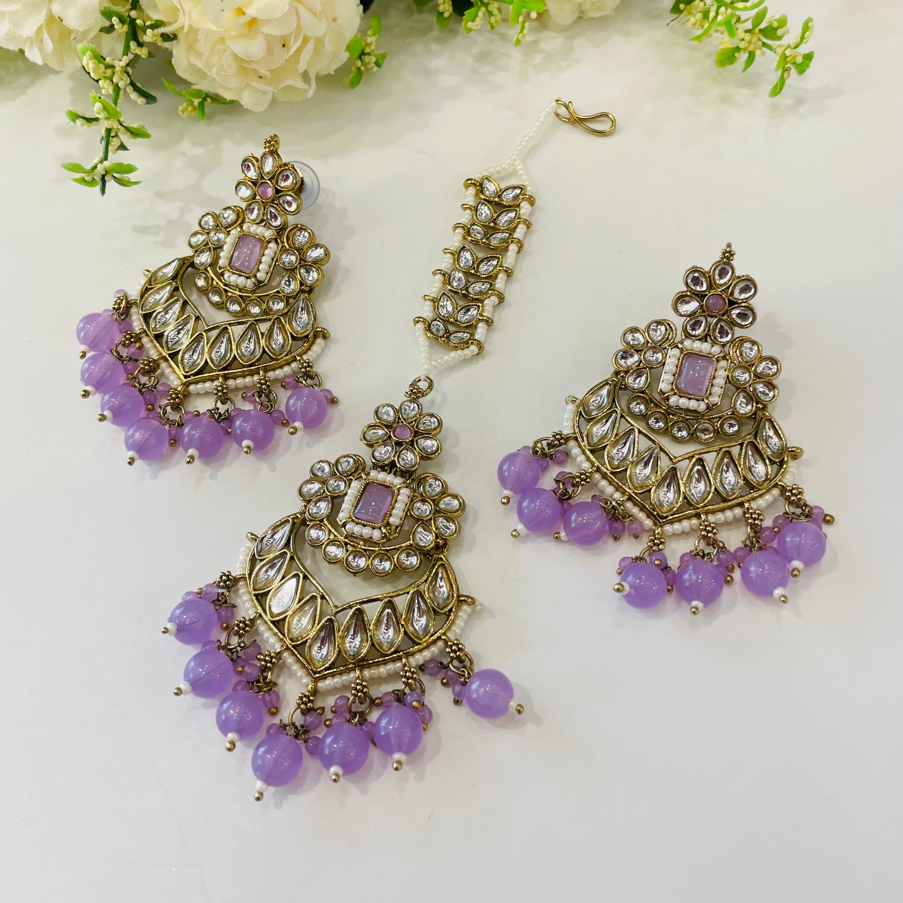 Nayaab Sara Earring with tikka