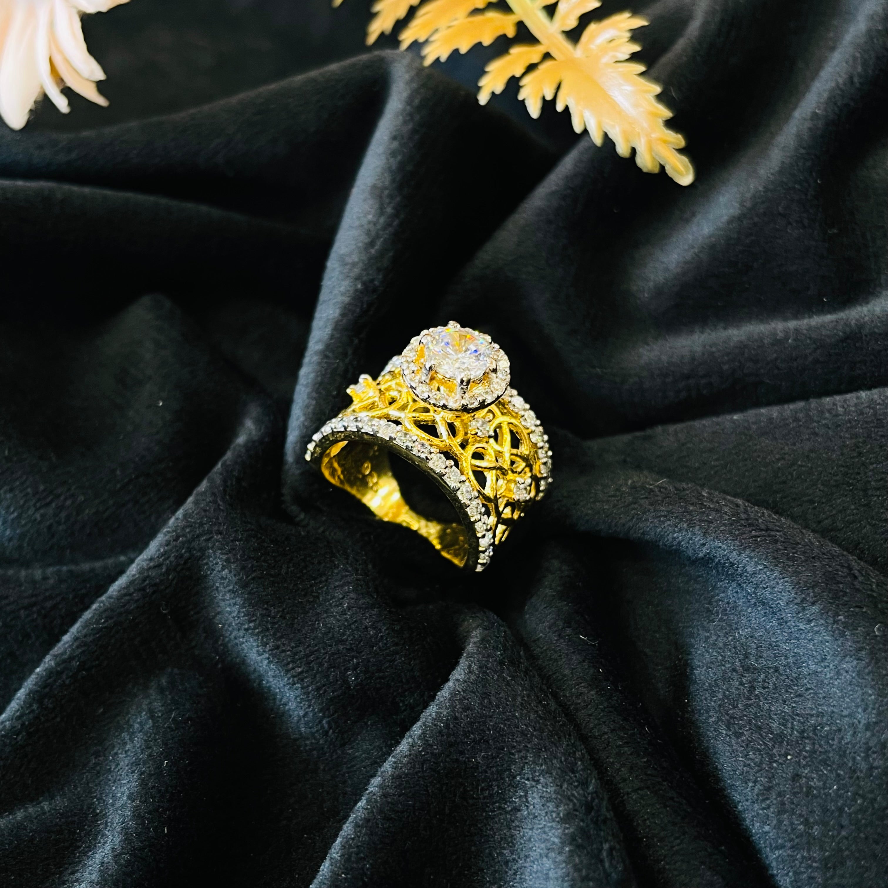 Vs Sterling Silver Cocktail Ring 224