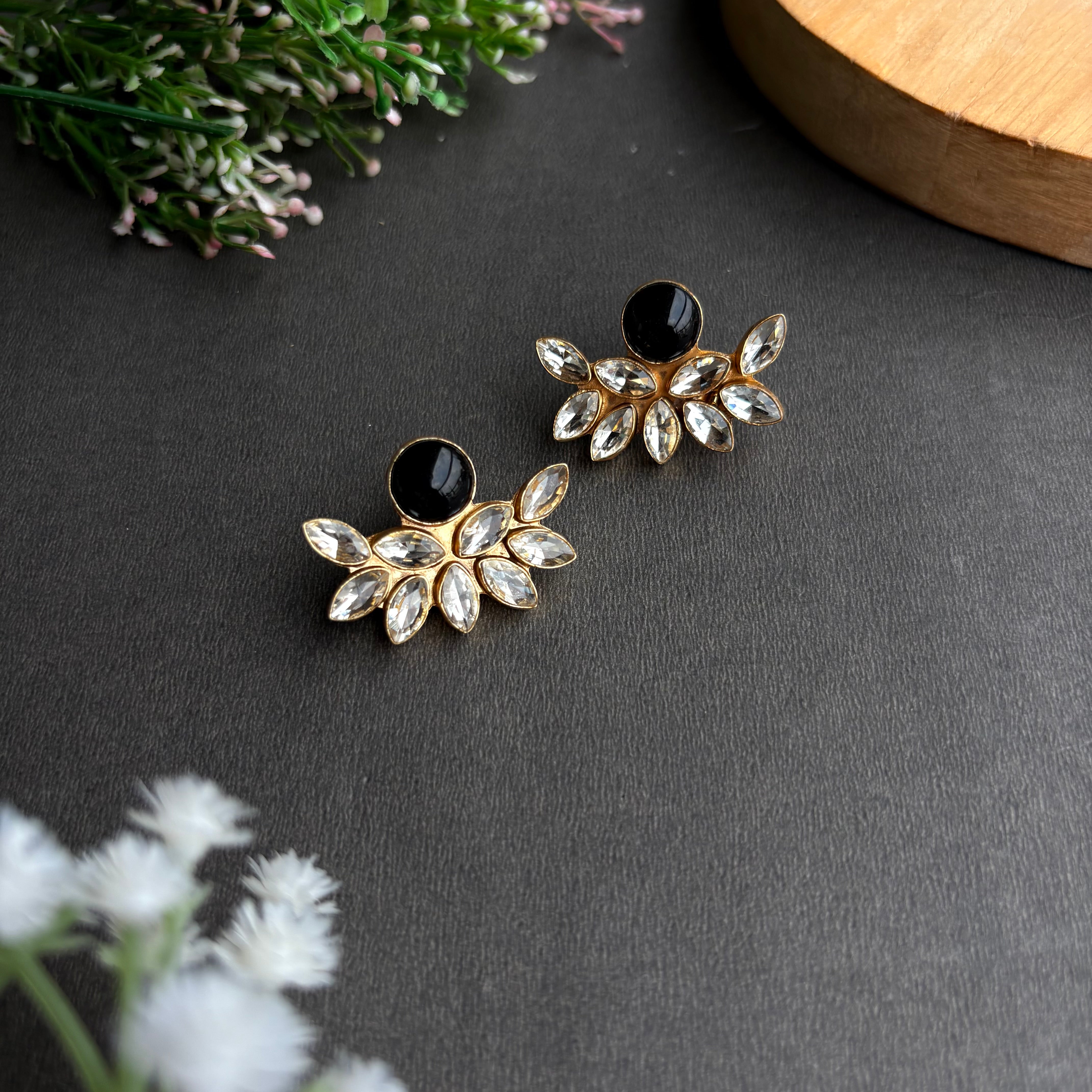 Noir Bloom Earrings