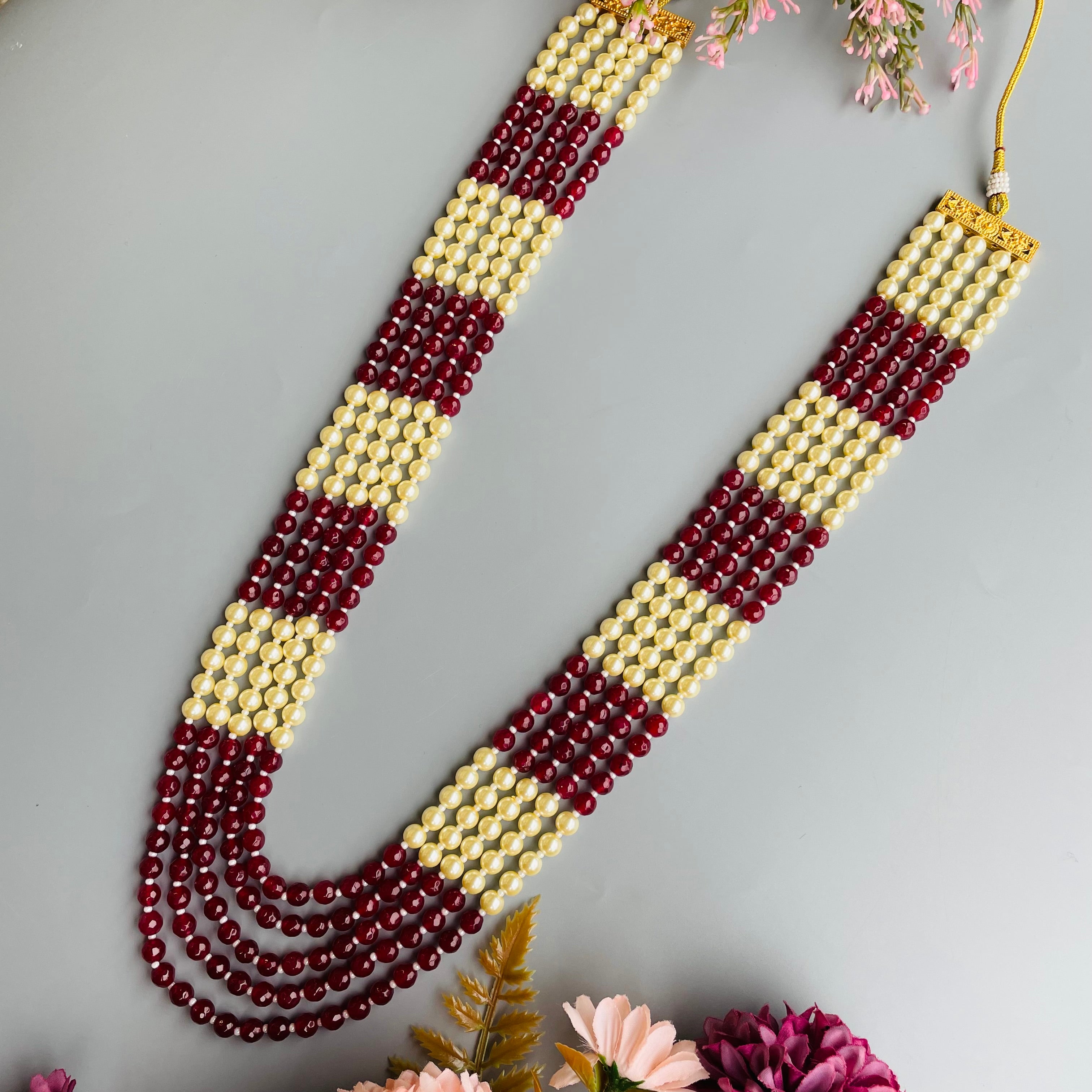 Nayaab Neeta Long pearl Neckpiece