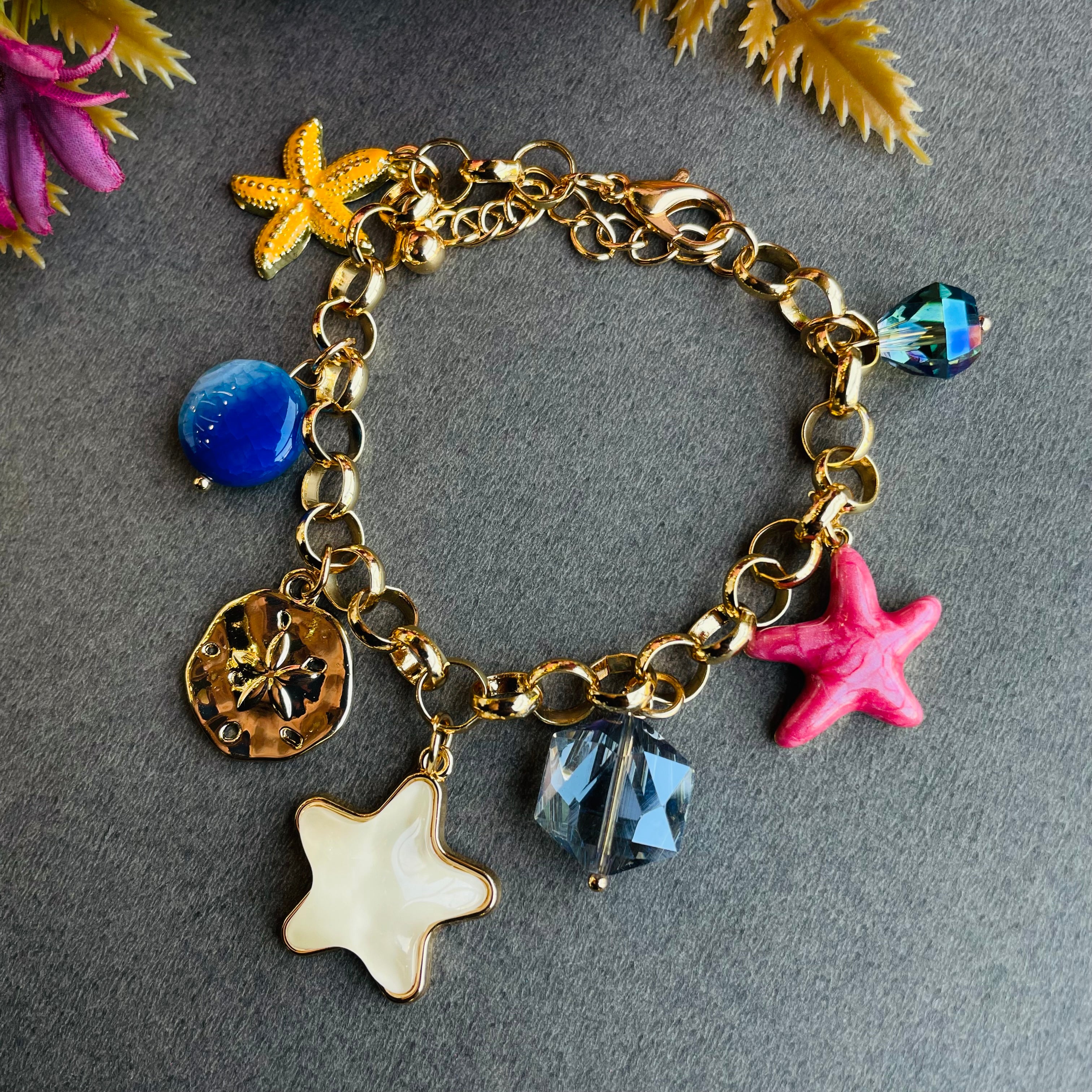 Layla Star Neckpiece With Bracelet Combo