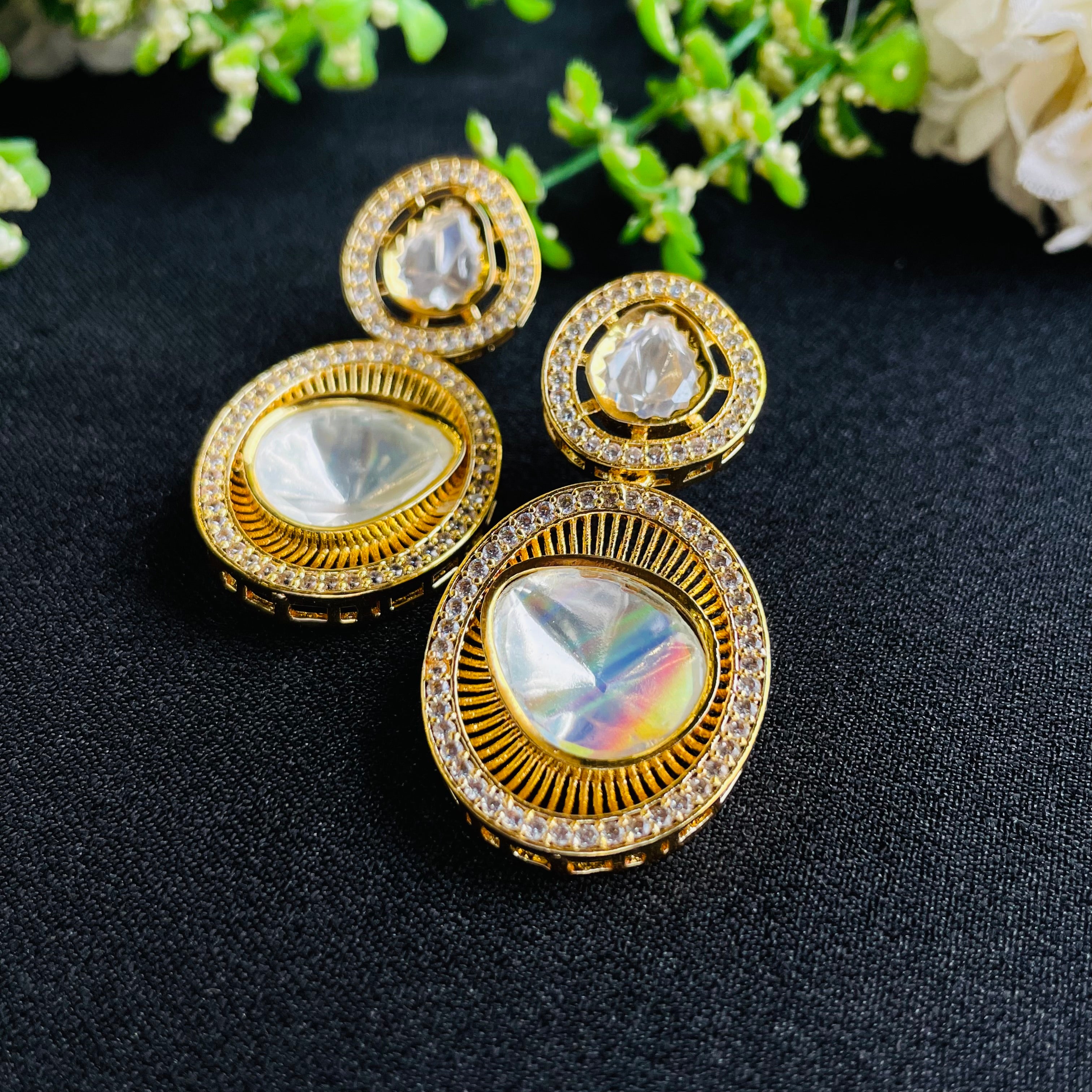 Nayaab Subi Polki Earrings