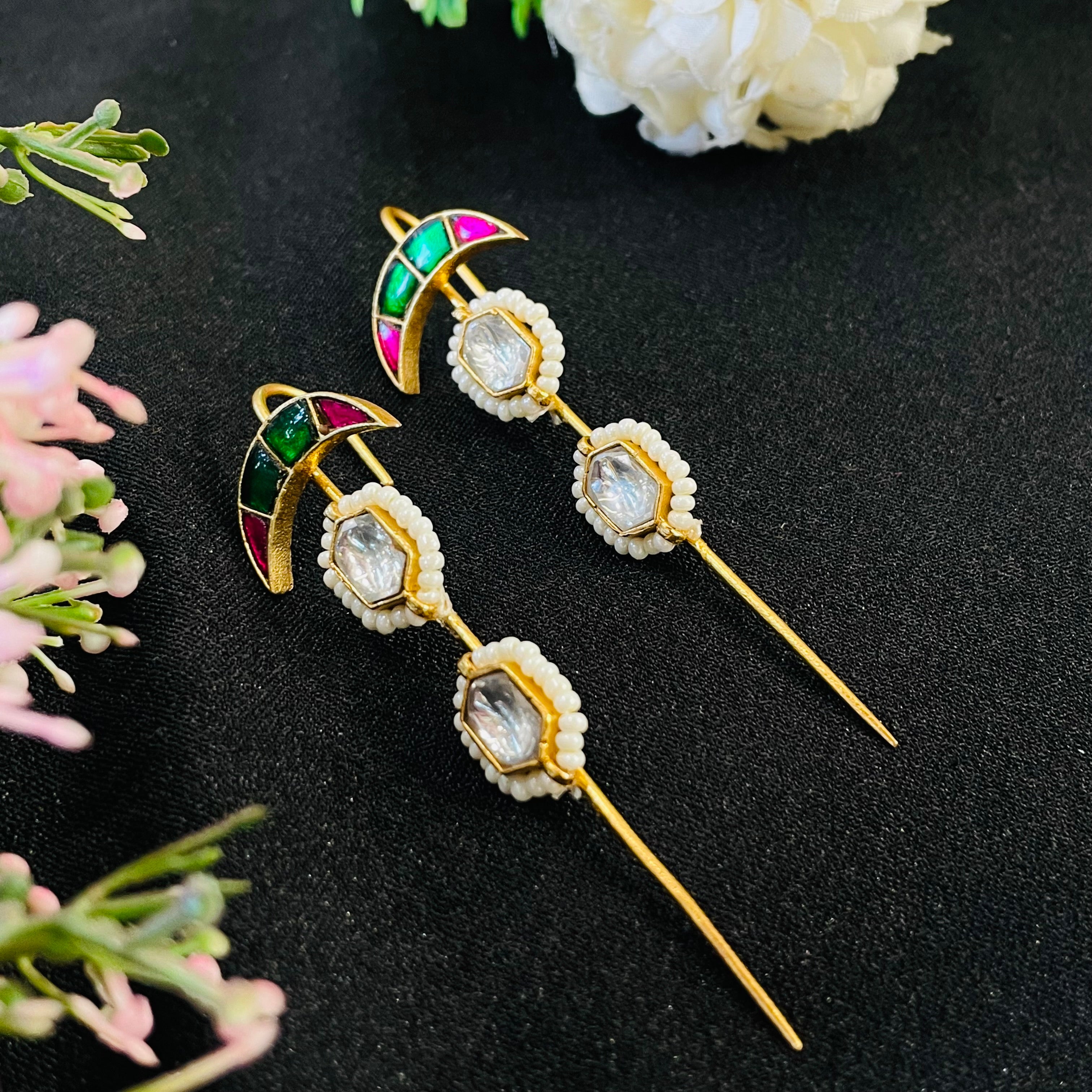 Nayaab Rubina Polki Earcuff