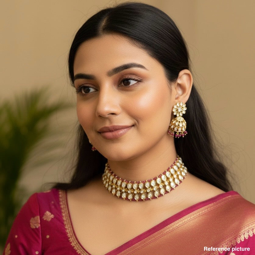 Nayaab kirandeep polki neckpiece