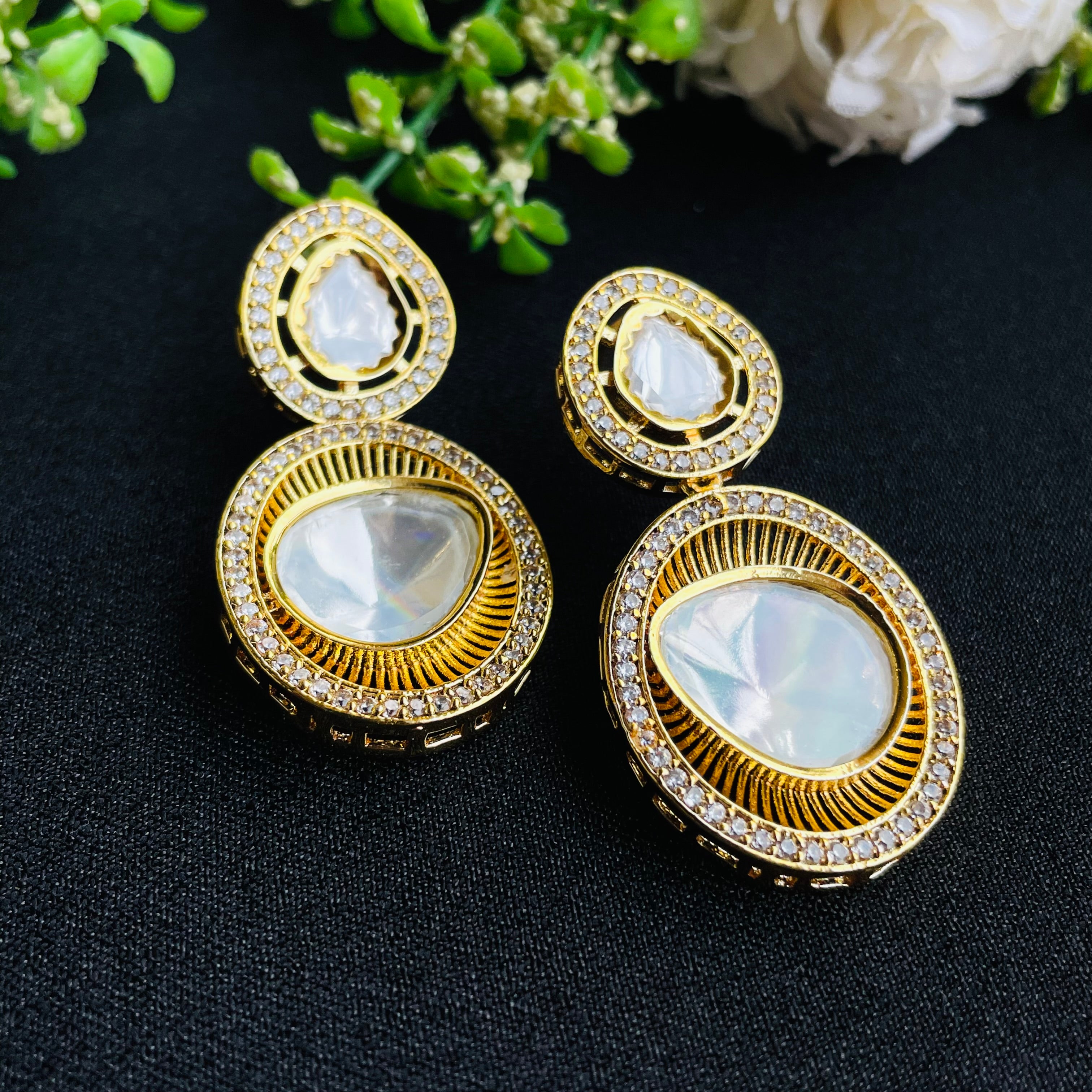 Nayaab Subi Polki Earrings