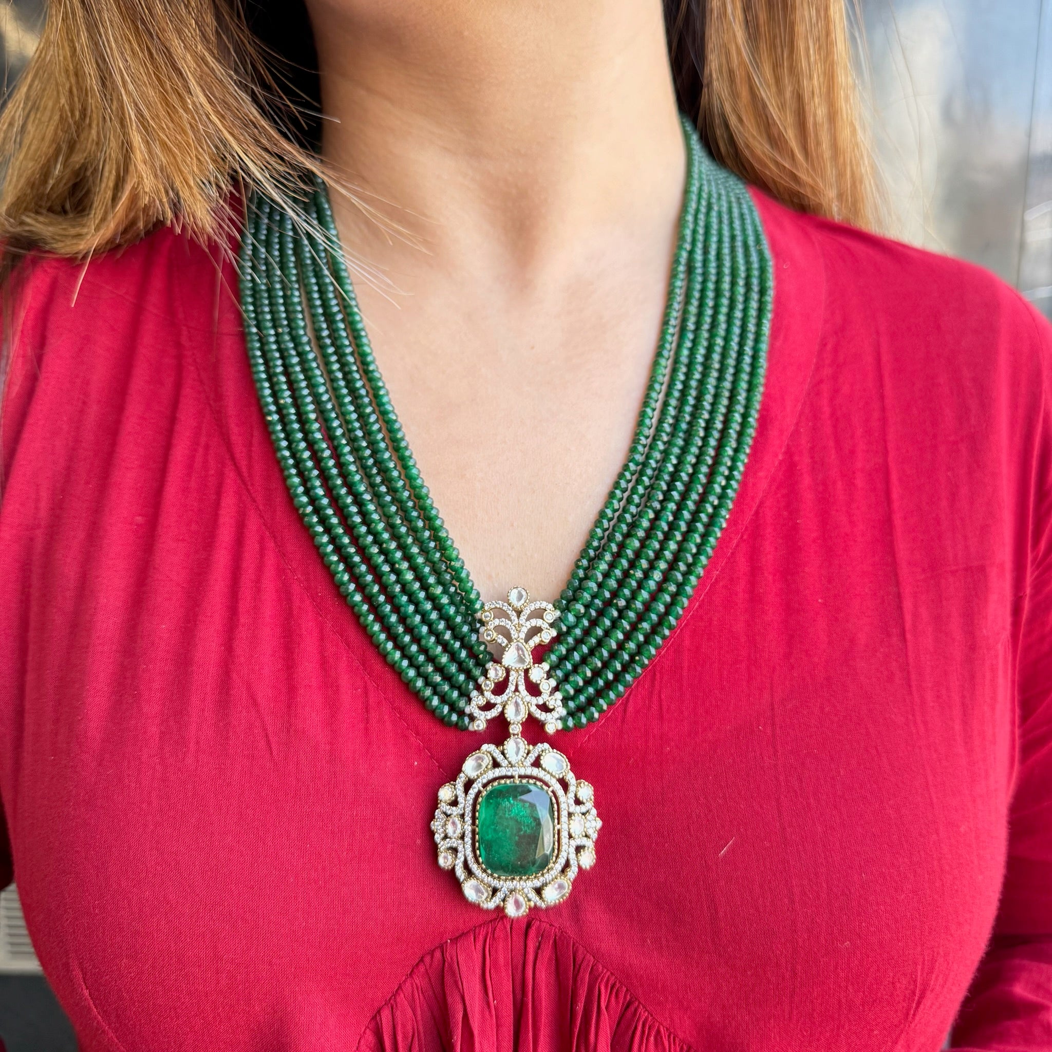 Nayaab girija long neckpiece