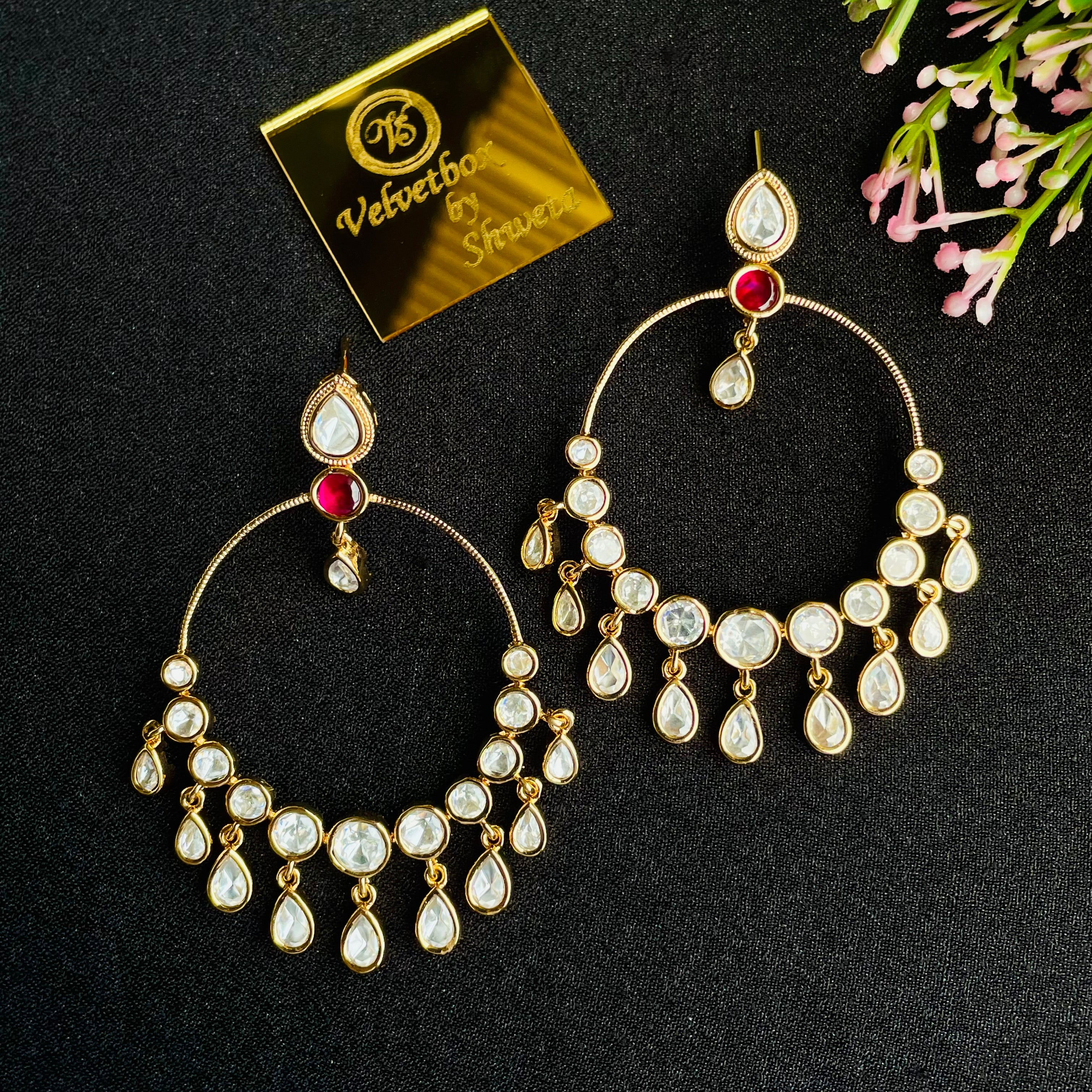 Nayaab Julia Polki Earrings
