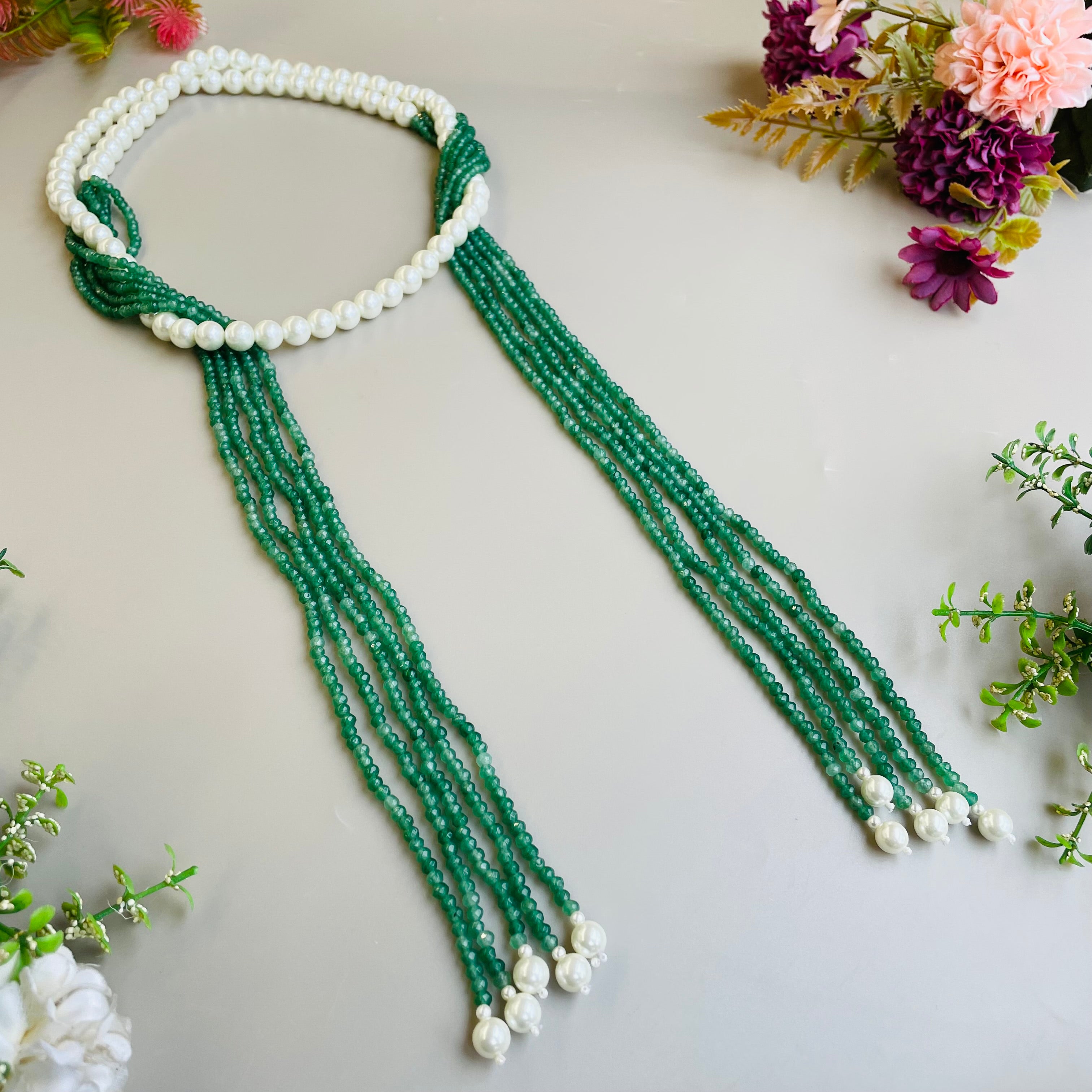 Nayaab jigyasa  Pearl long mala