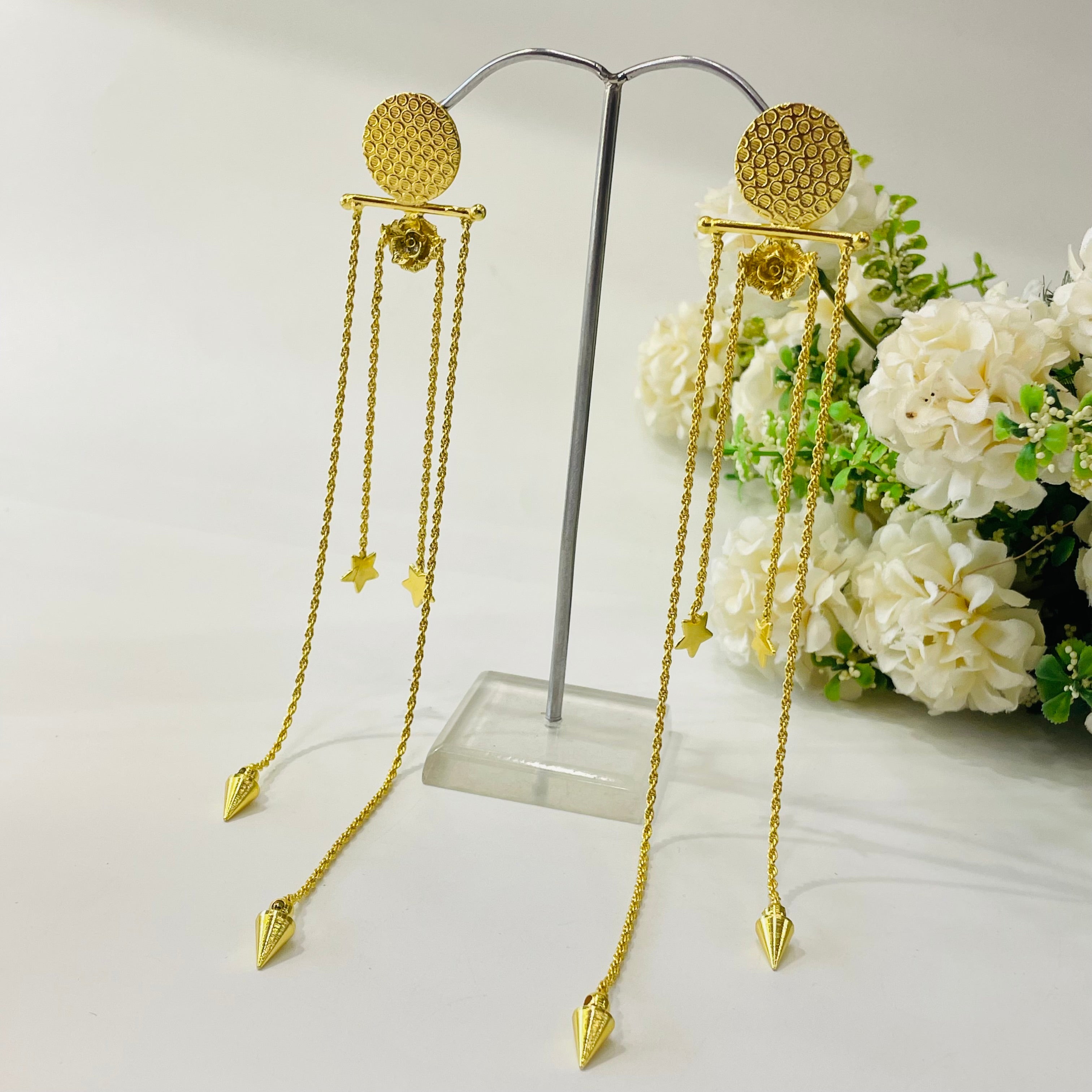 🎁 Layla hanging star earrings (100% off)