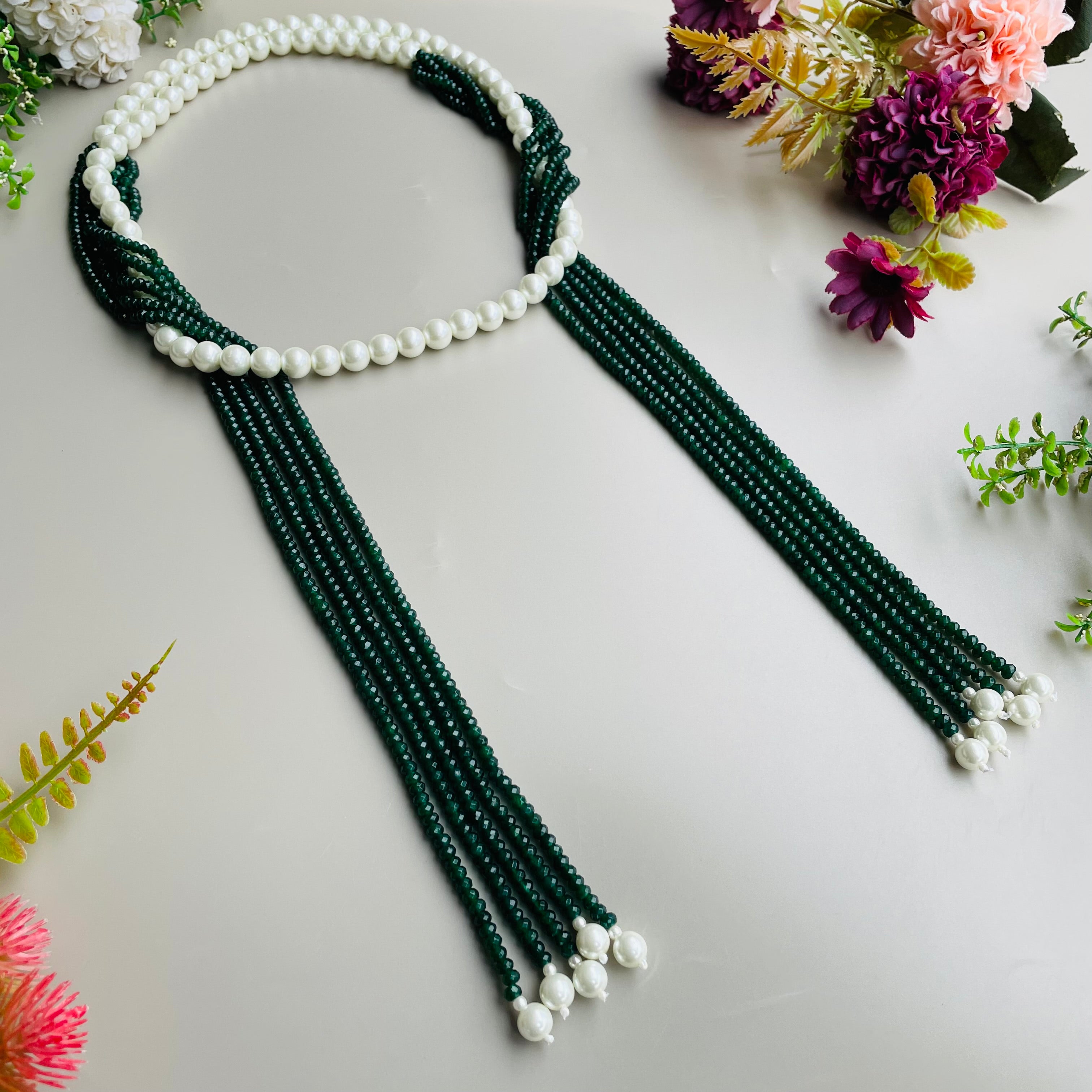 Nayaab jigyasa  Pearl long mala