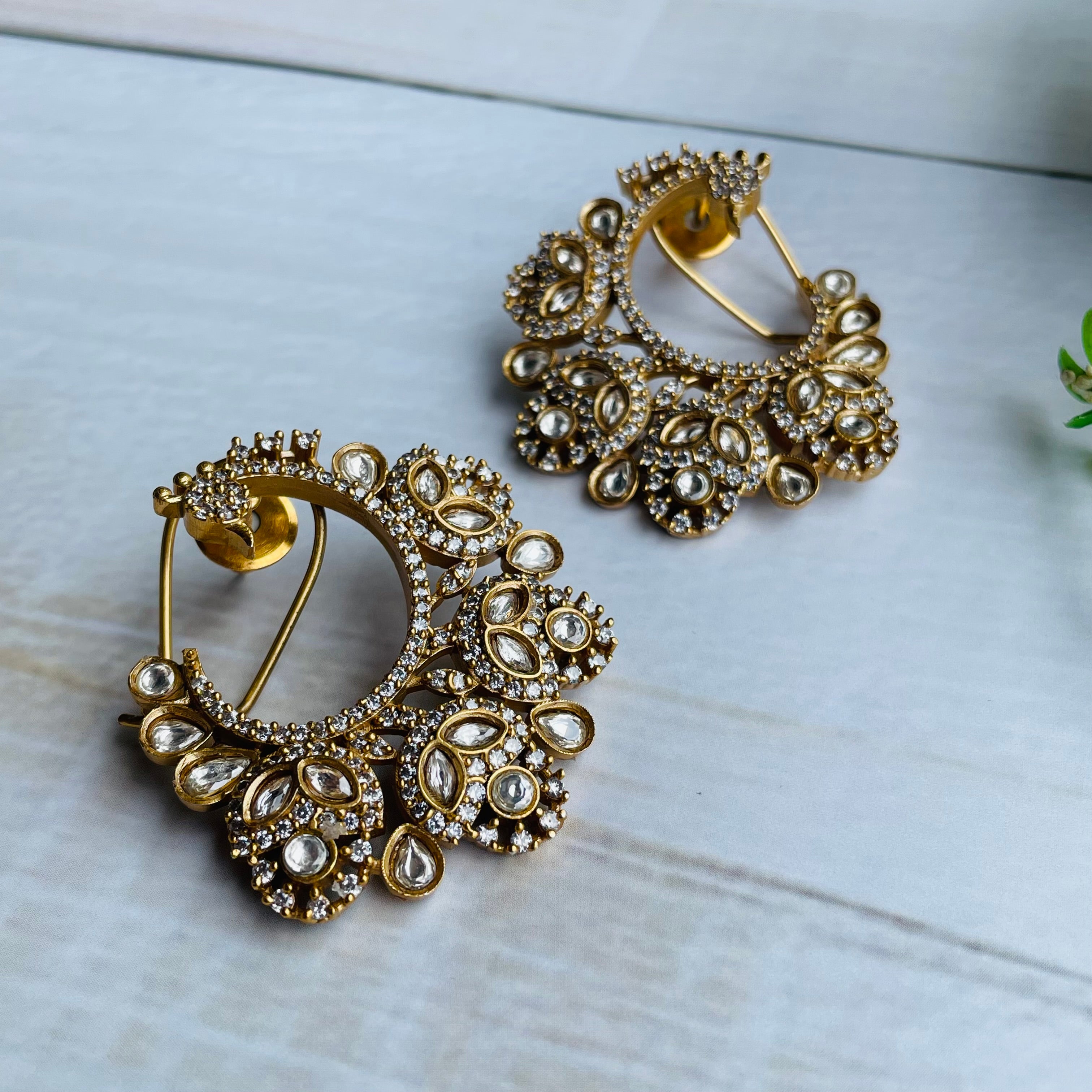 Nayaab Sahiba Polki studs