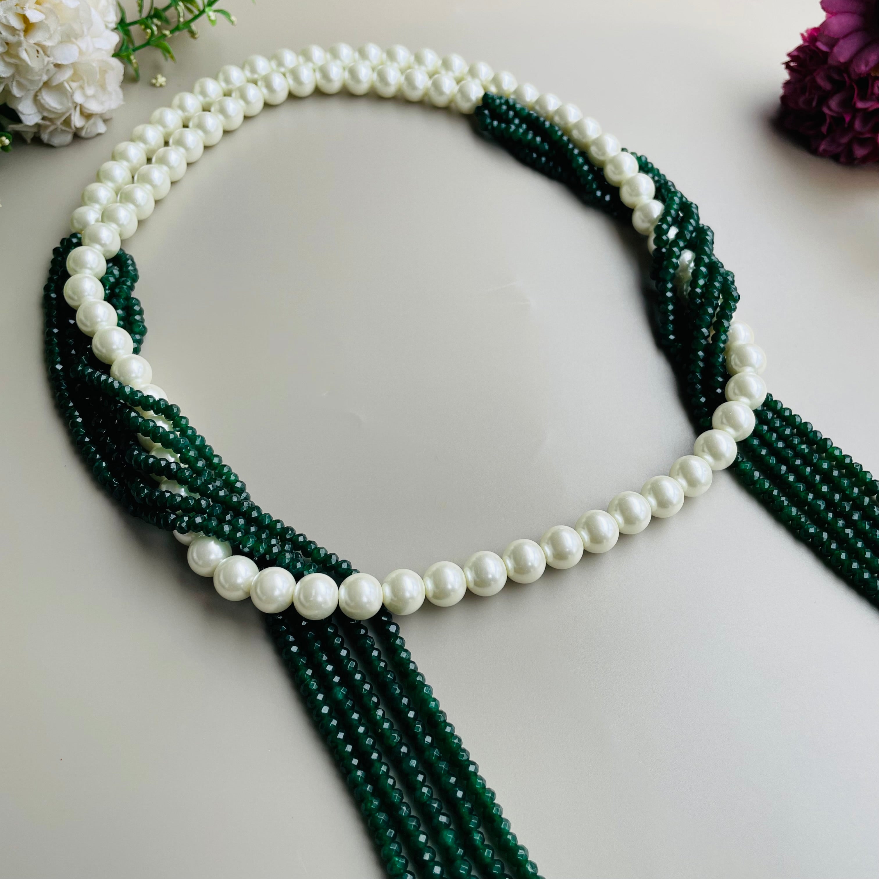 Nayaab jigyasa  Pearl long mala