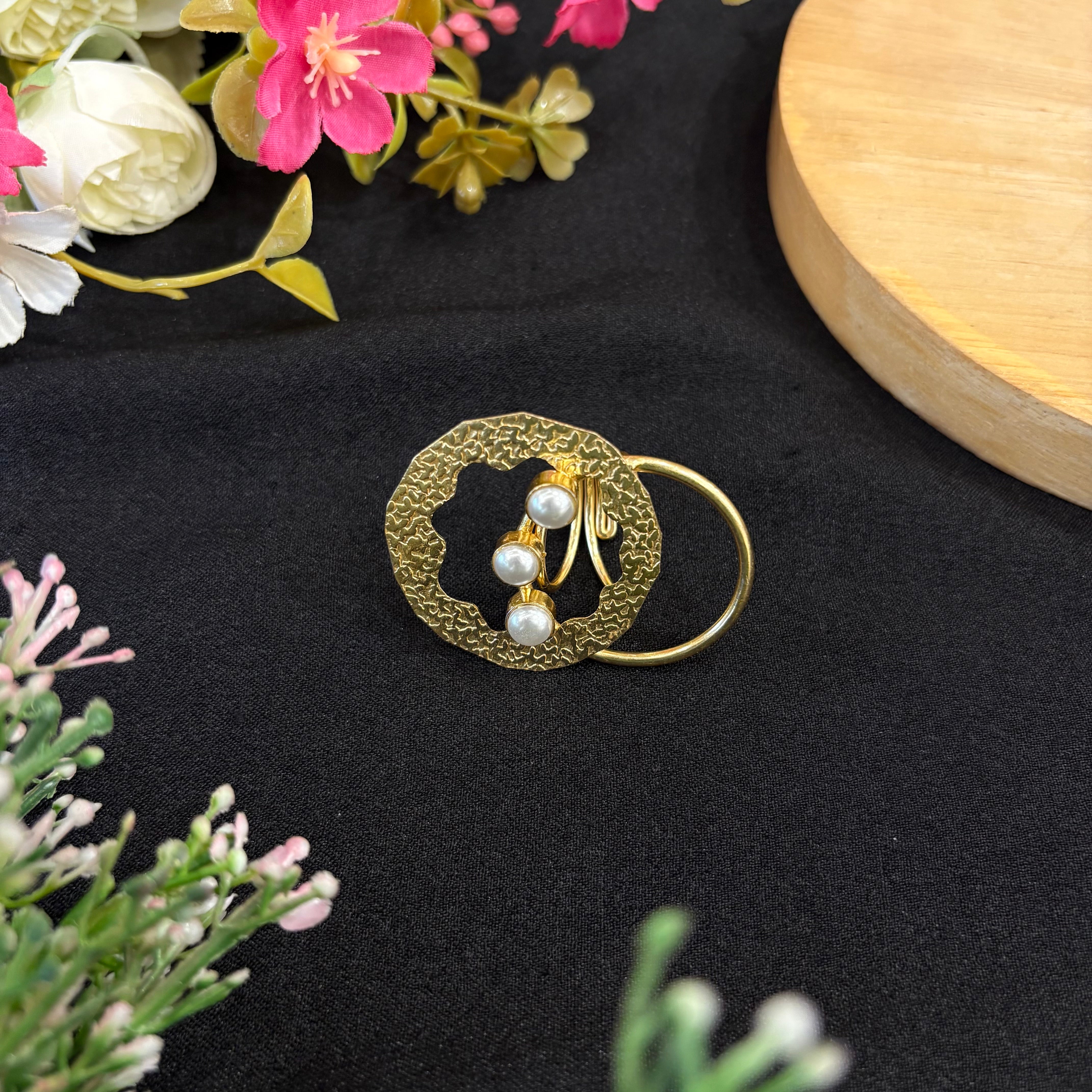 Aurelia Pearl Orbit Ring
