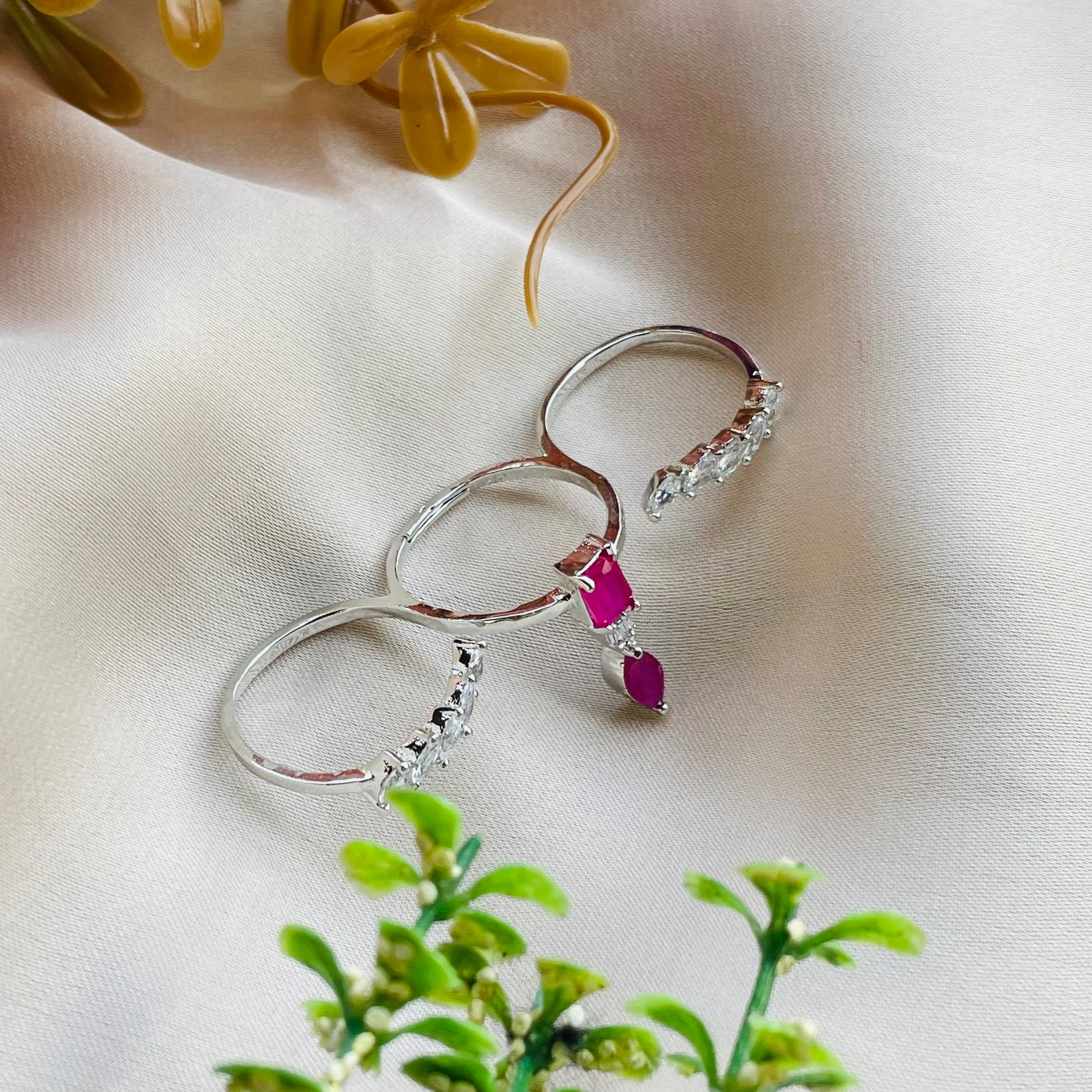 Ad Olivia ring-pink adjustable