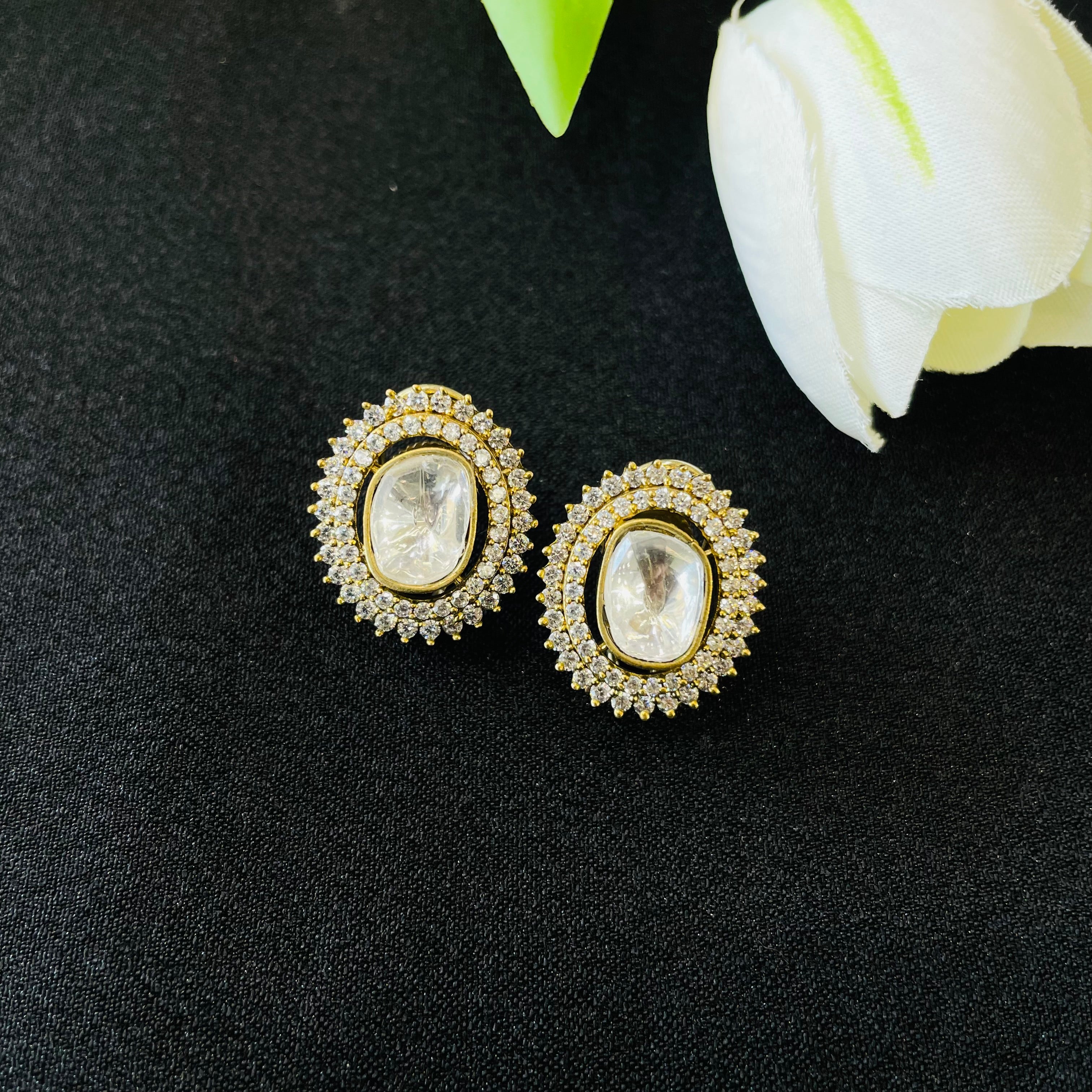 Nayaab Polki pendant With Free Ring