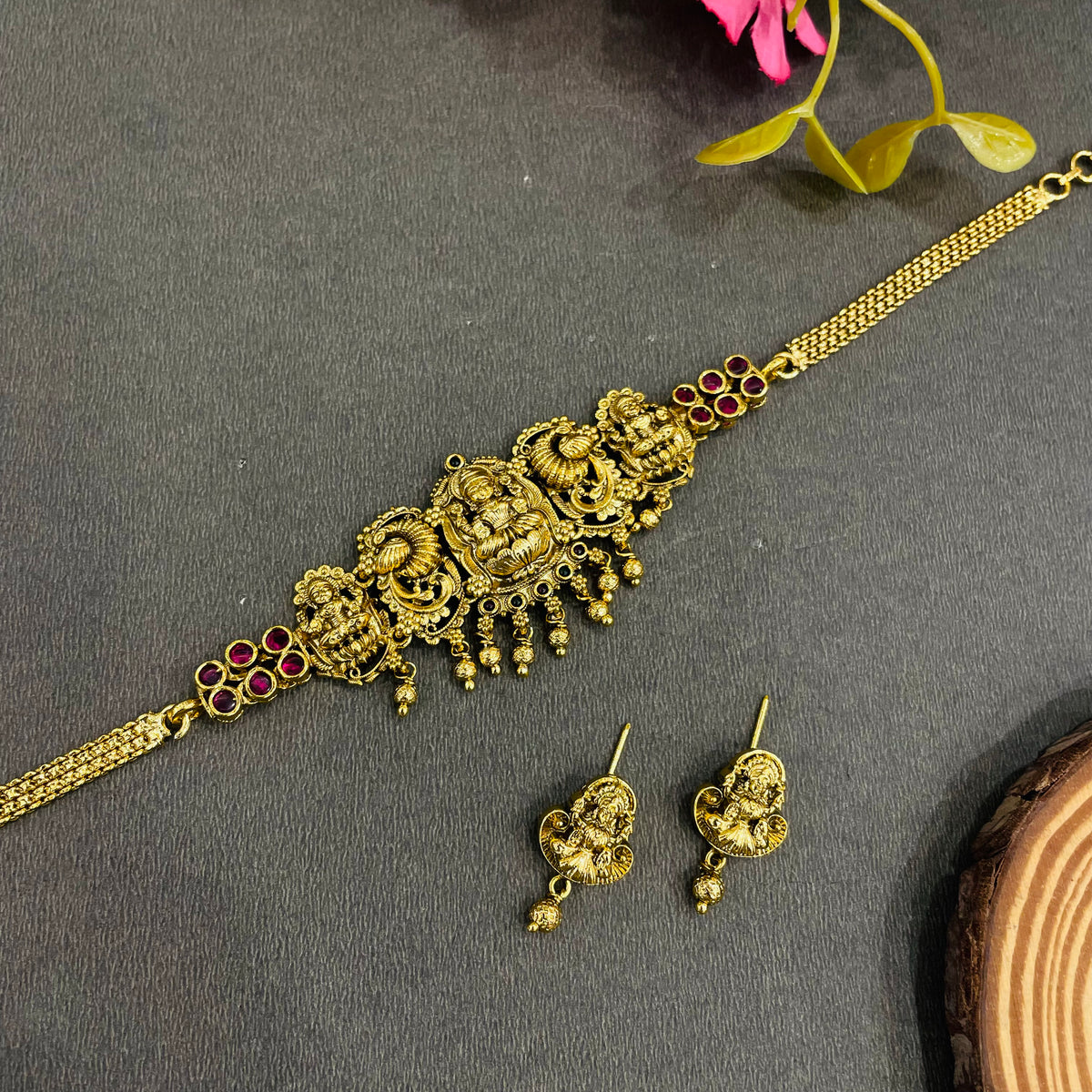 Aaradhya Temple Heritage Neckpiece