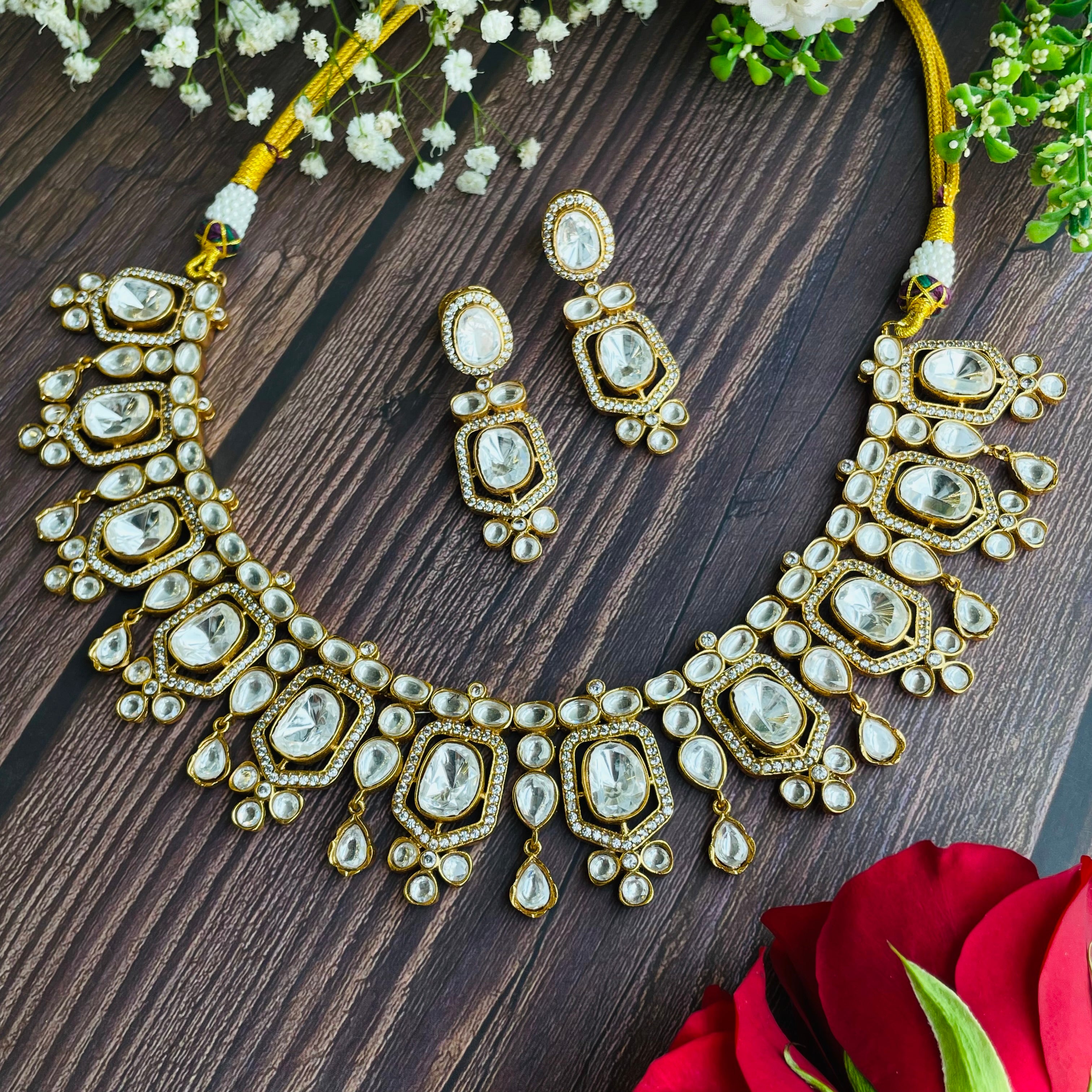 Nayaab Rani Polki Neckpiece