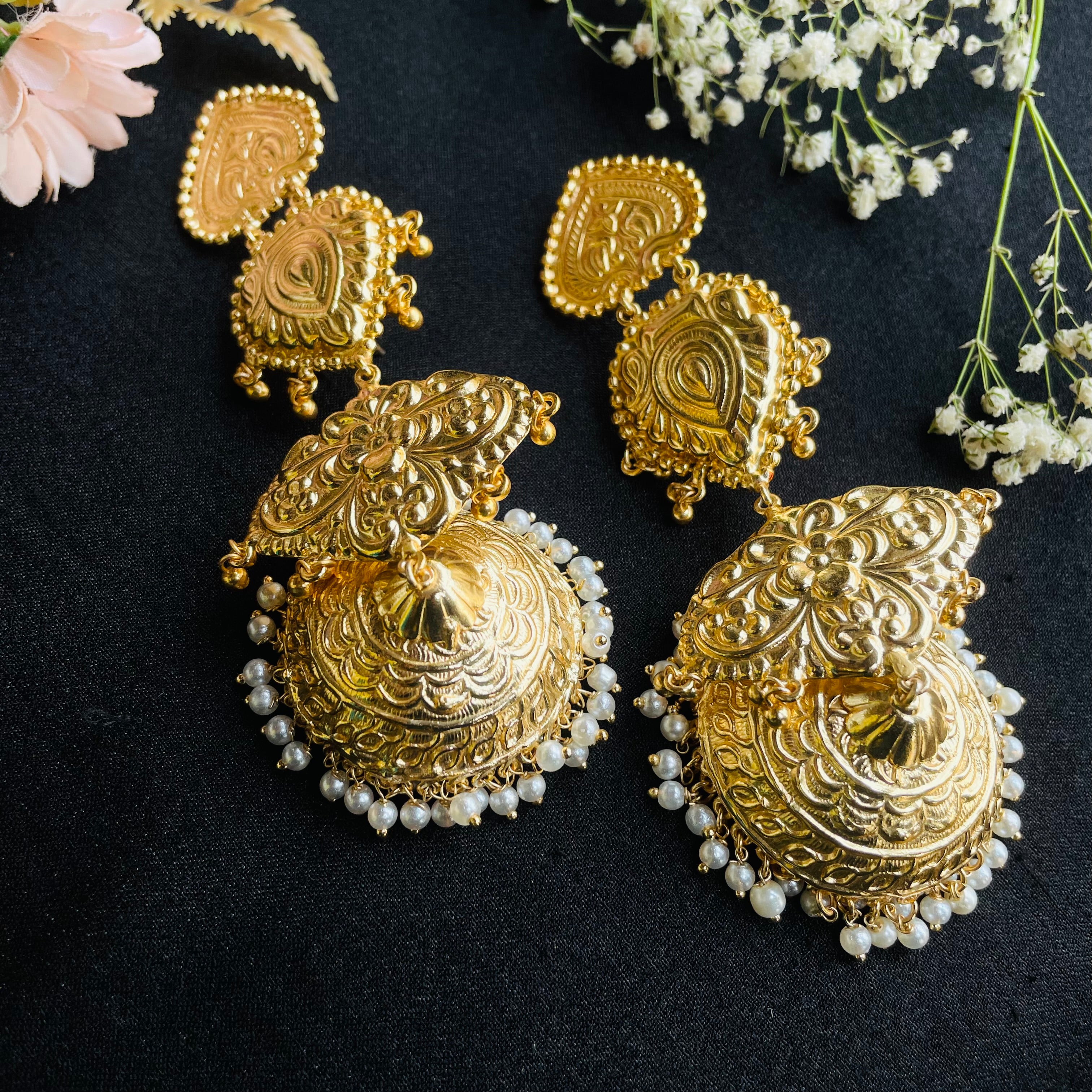 Nayaab Madhuri Jhumka earrings